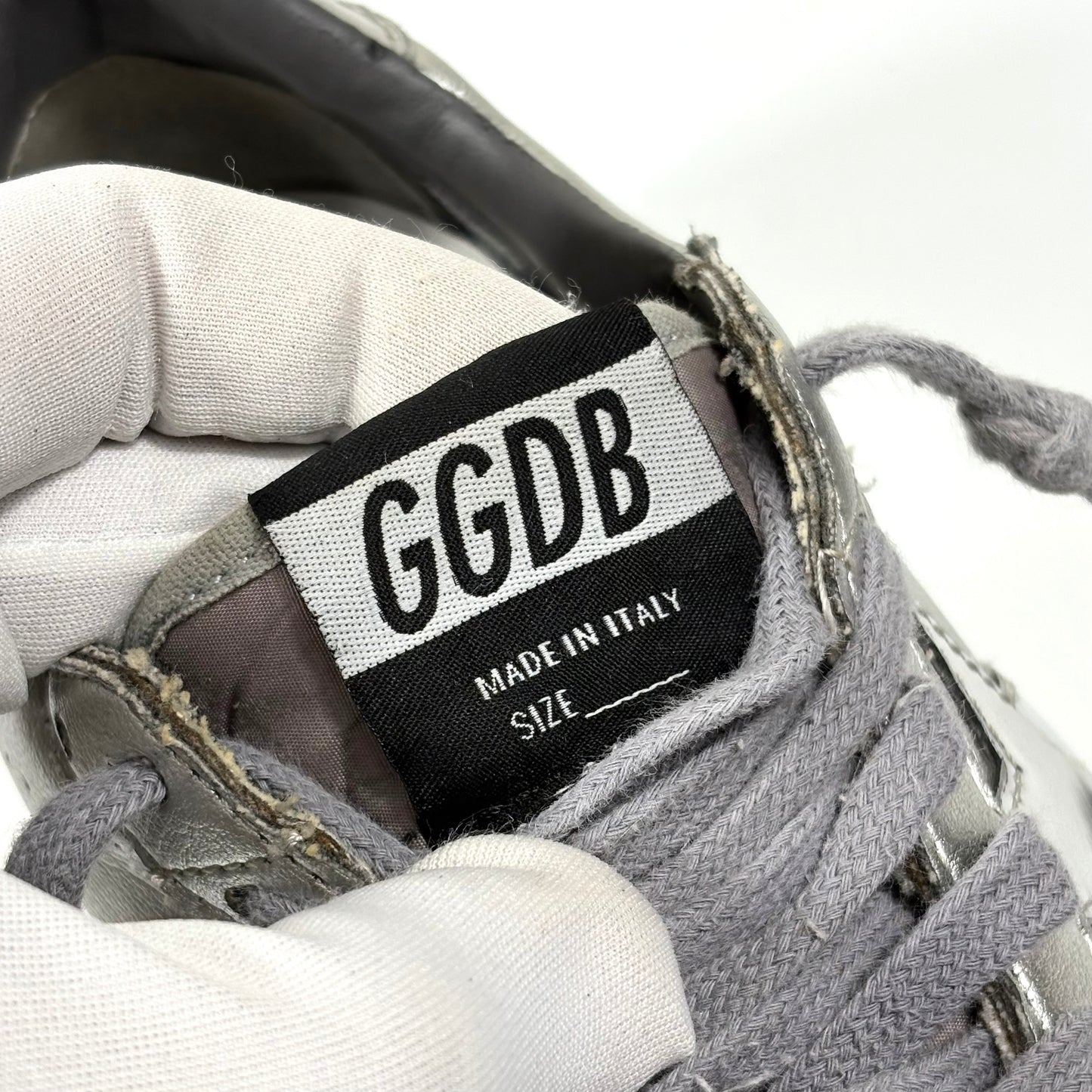 Golden goose Ballstar argento e bianco 36