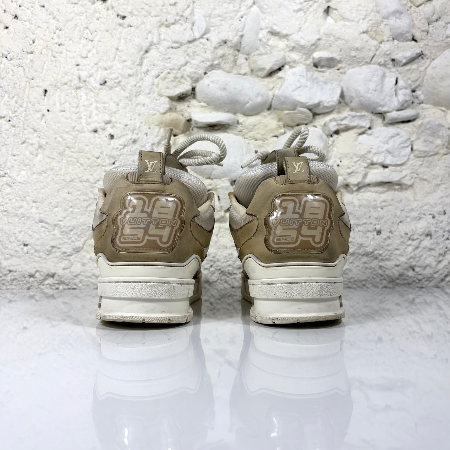 Louis Vuitton Skate beige e bianco 43