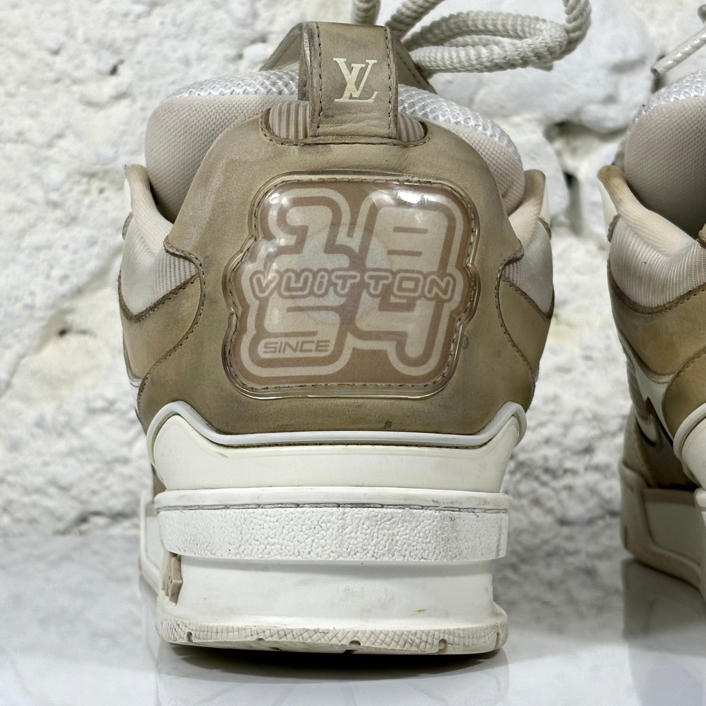 Louis Vuitton Skate beige e bianco 43