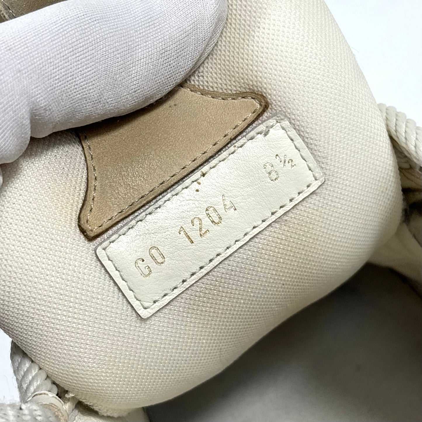 Louis Vuitton Skate beige e bianco 43