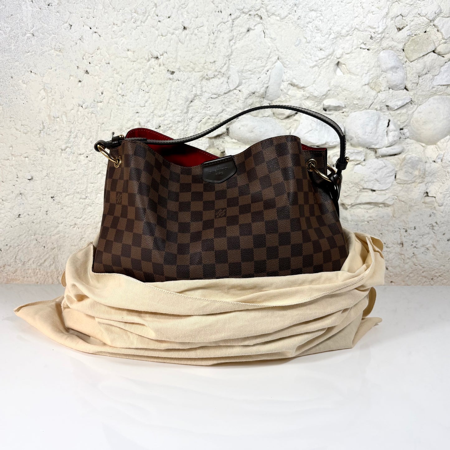 Louis Vuitton Graceful in damier ébène MM