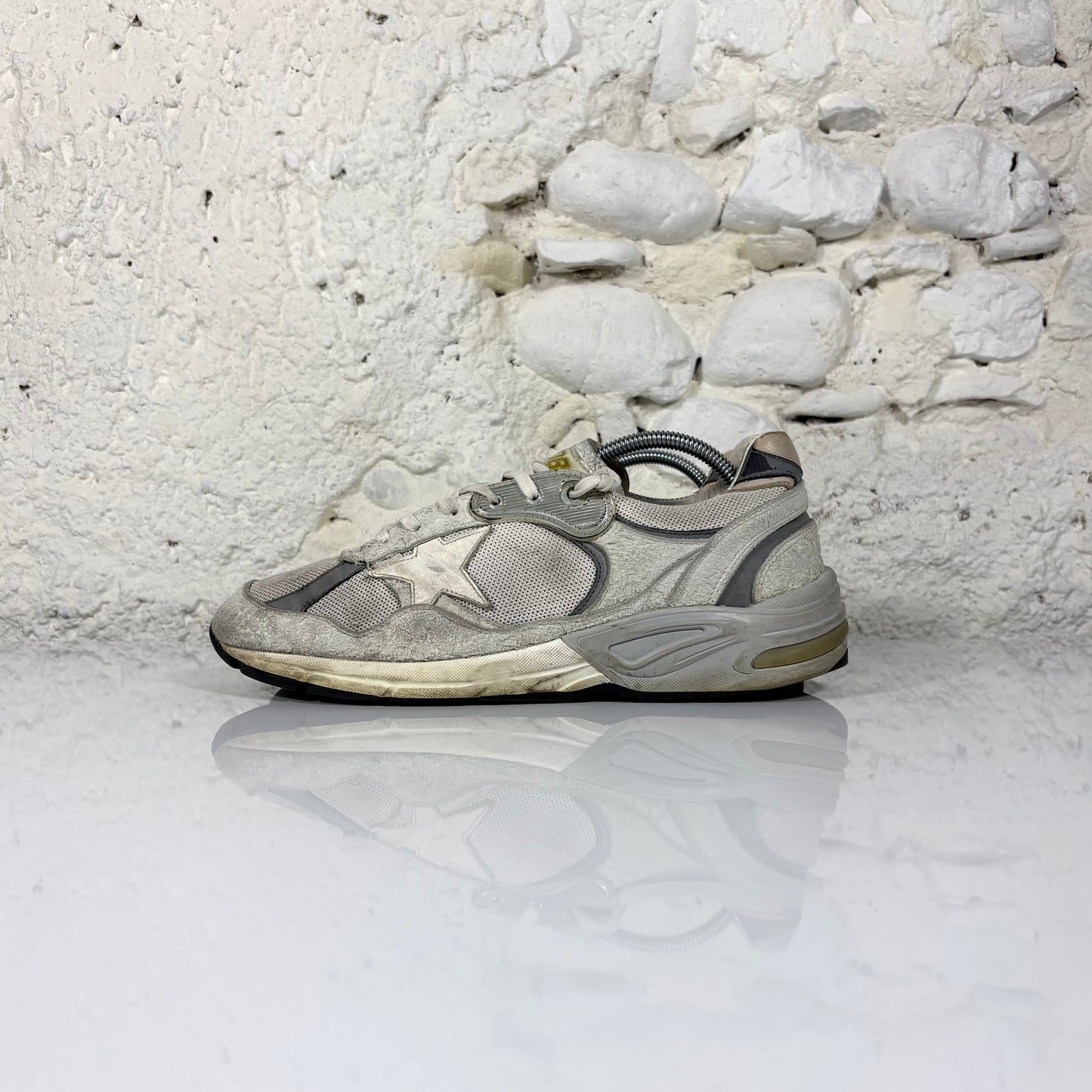 Golden goose Dad star grigio e bianco 40