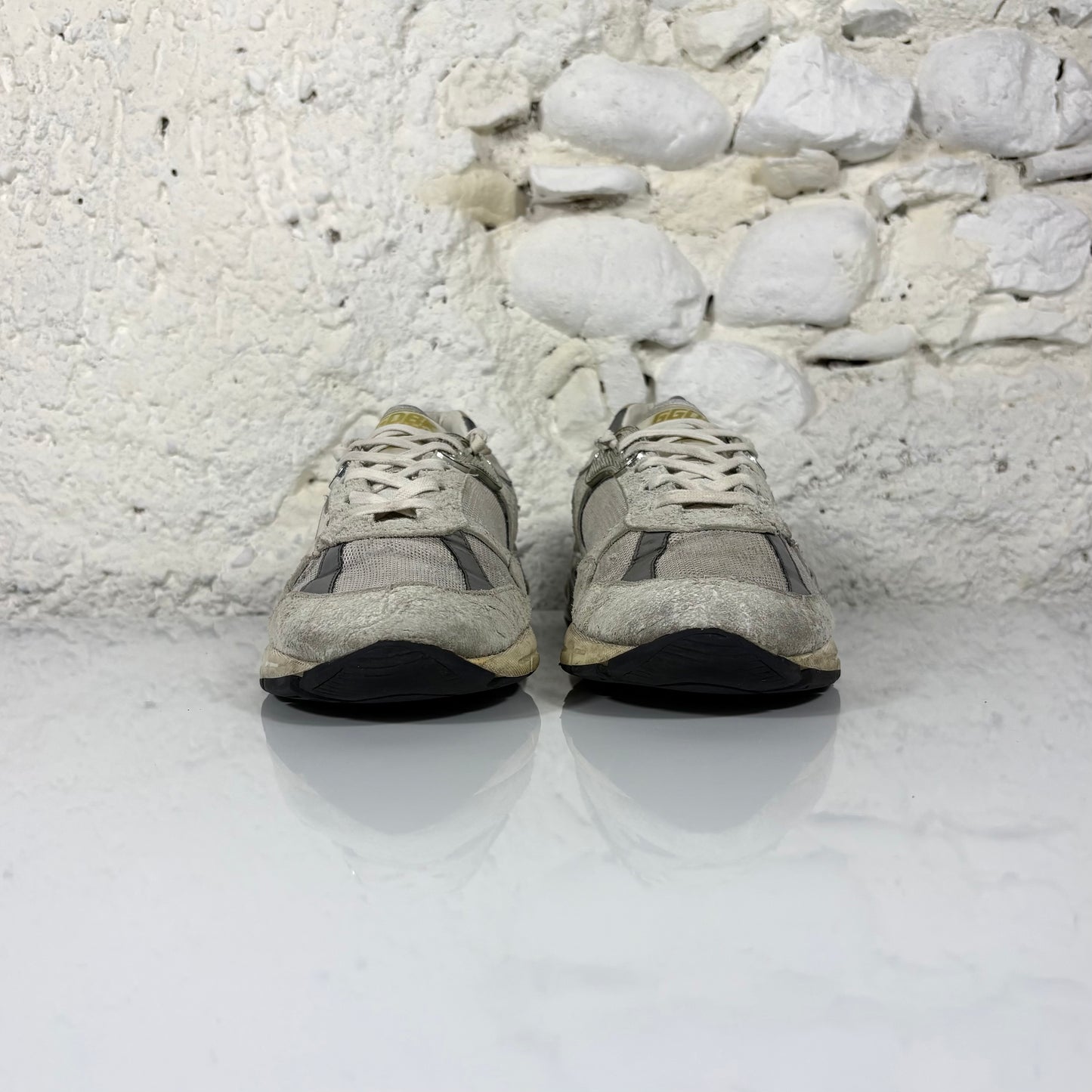 Golden goose Dad star grigio e bianco 40