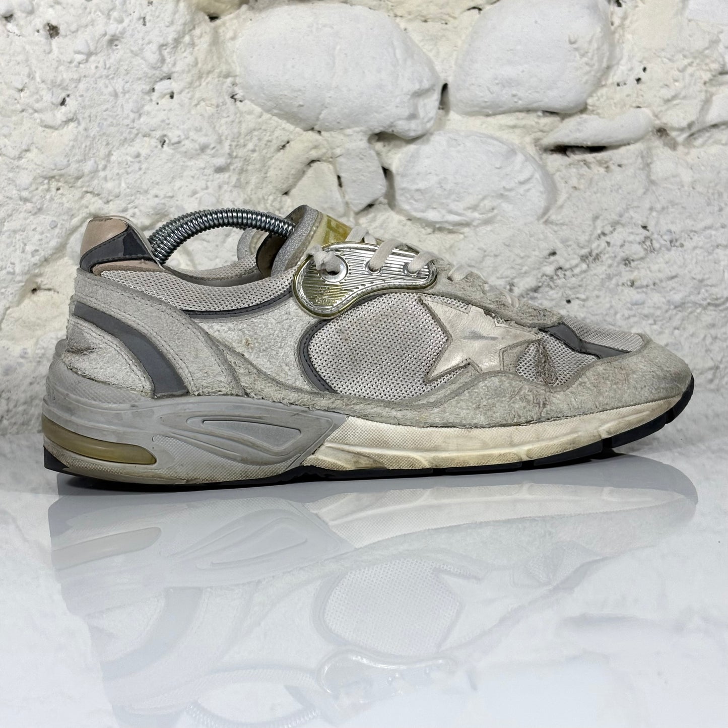 Golden goose Dad star grigio e bianco 40