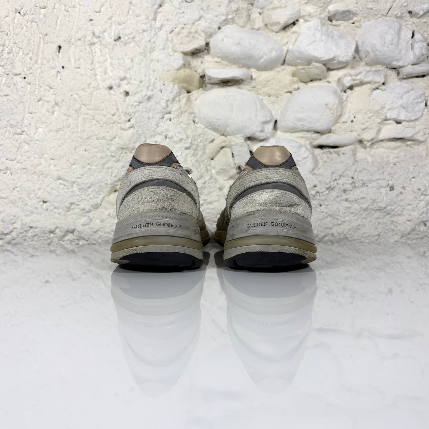 Golden goose Dad star grigio e bianco 40