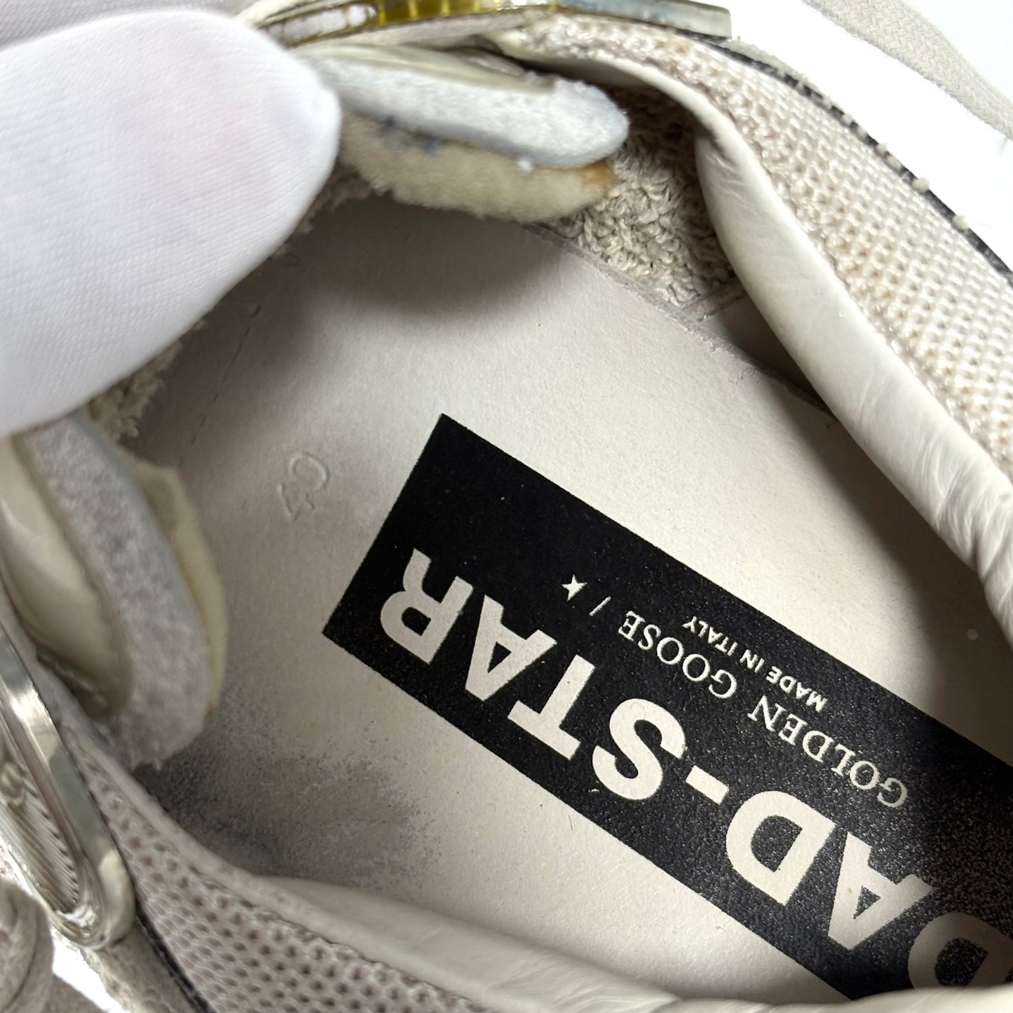 Golden goose Dad star grigio e bianco 40