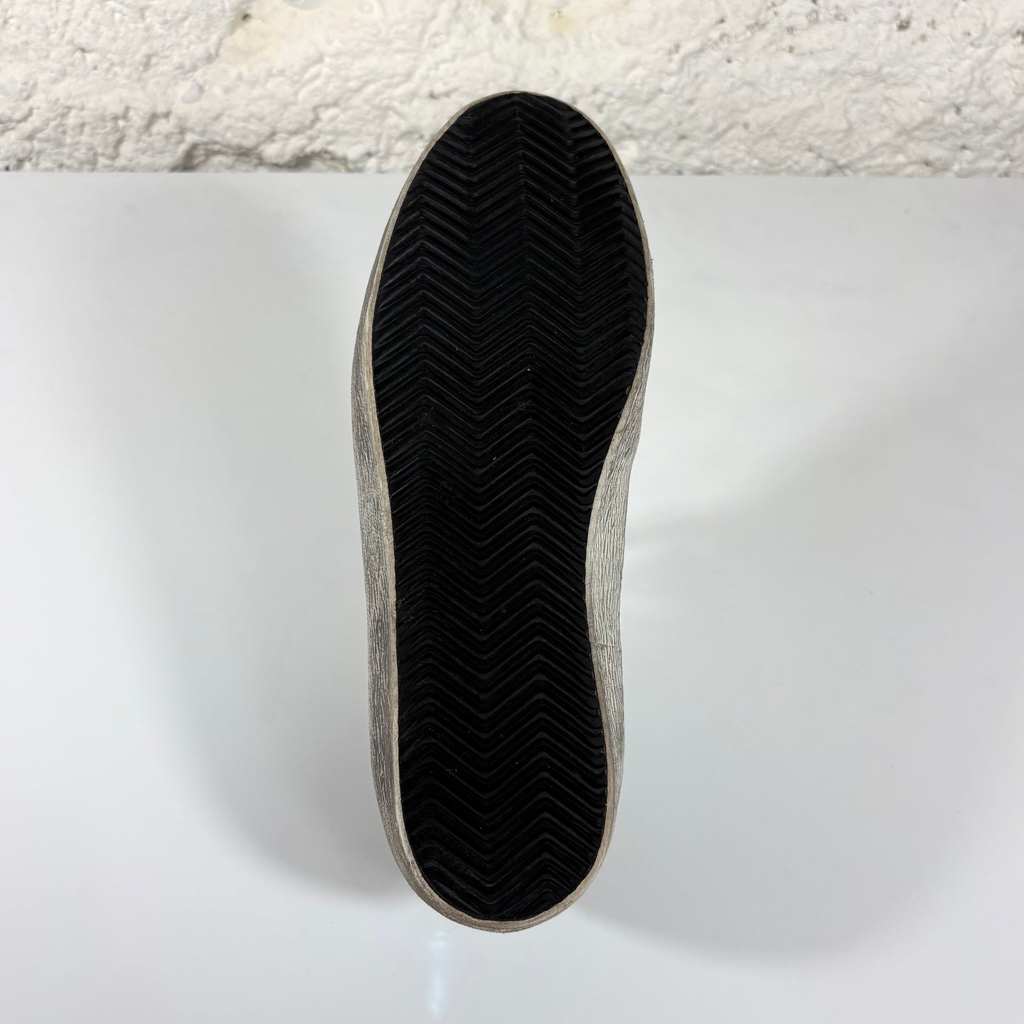 Golden goose Superstar azzurro metallizzato con stella bianca, lacci arancioni e talloncini in "squame" 42