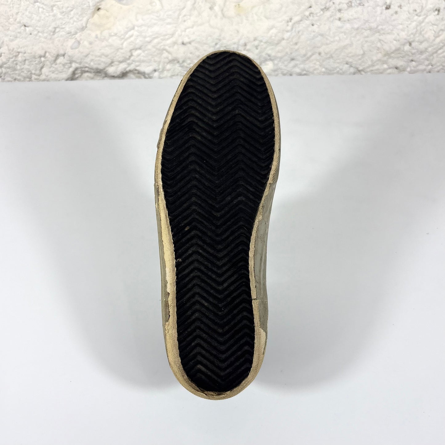 Golden goose v-star 2 verde scuro con stella nera in effetto vissuto e sporco 39