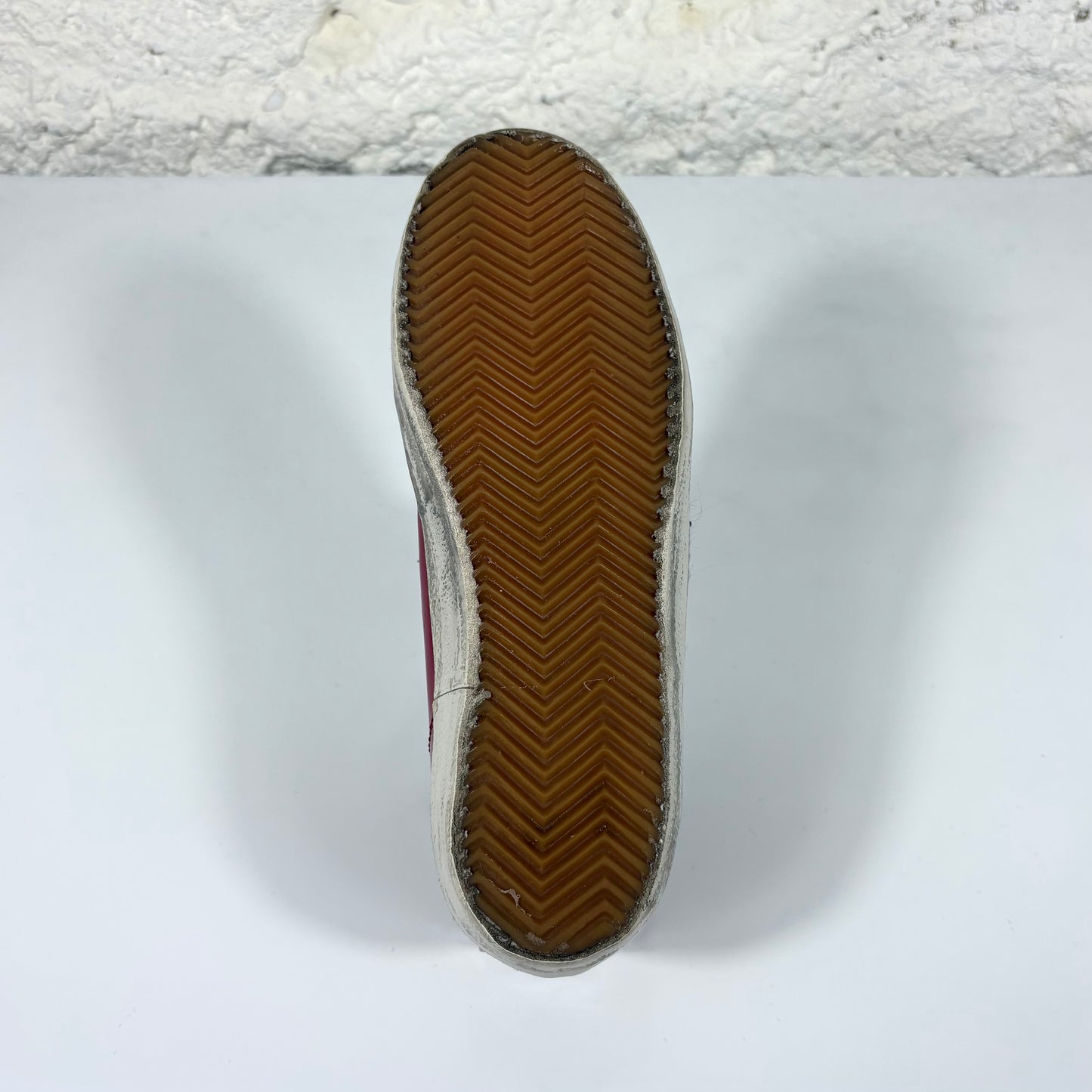 Golden goose Superstar rosso lucido con stella grigio 38