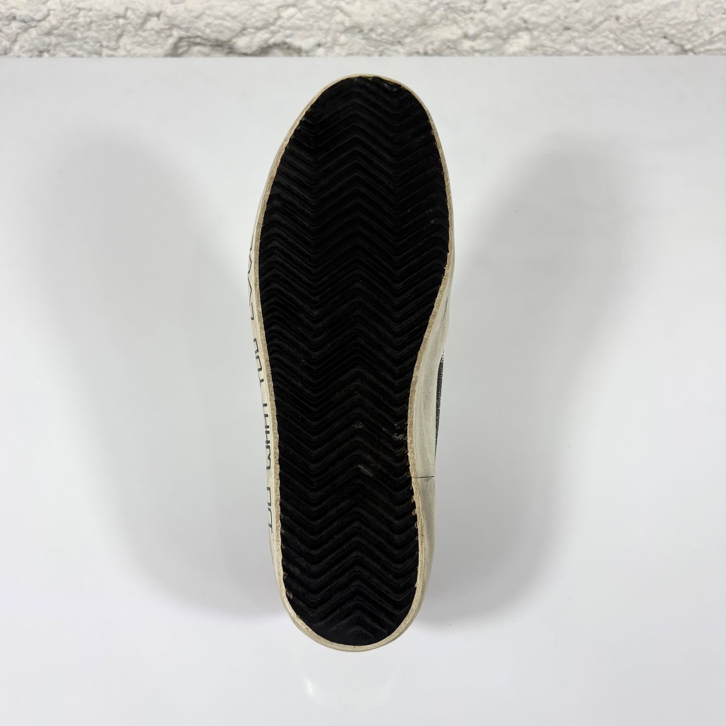 Golden goose Superstar grigio "glitter", stella nera e talloncini fucsia 37
