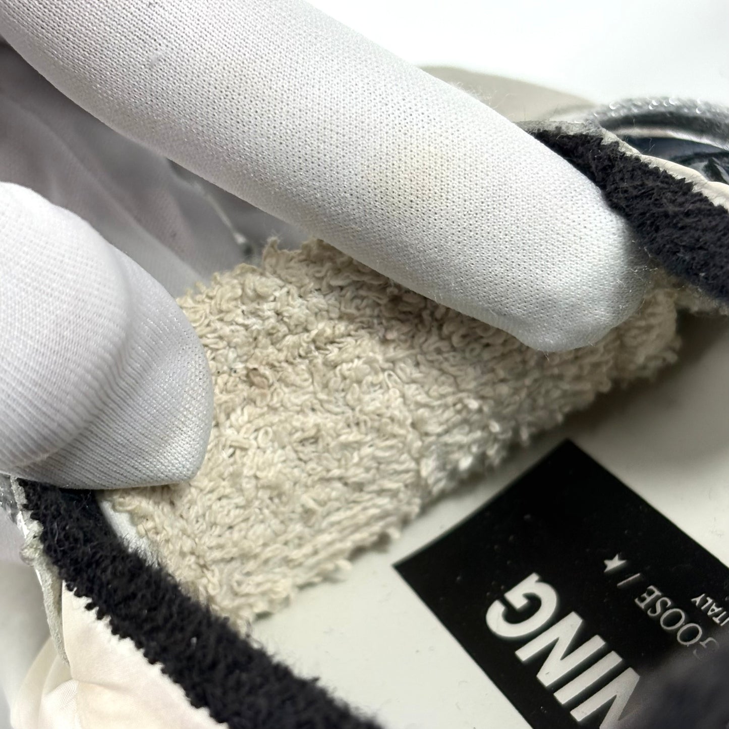 Golden goose Running Sole bianche con stella nera  e talloncini argento "glitter" 37