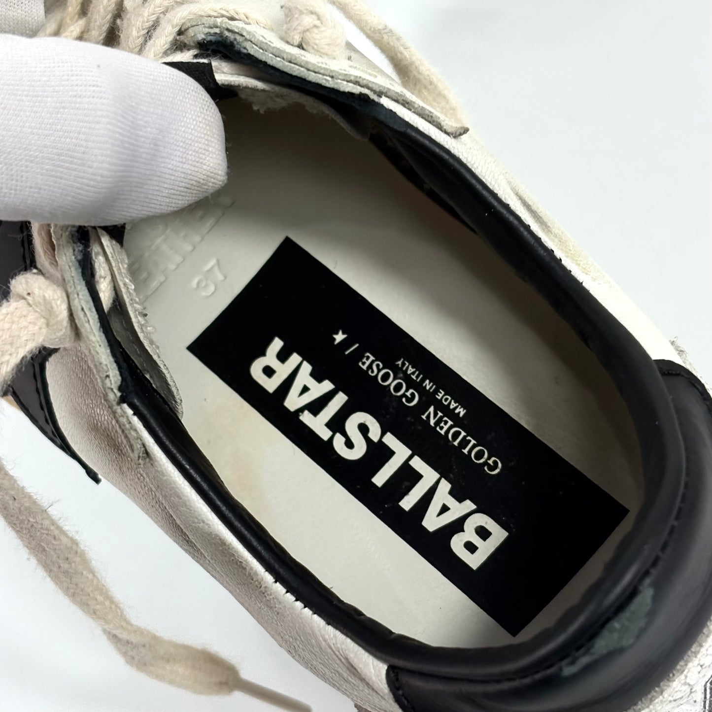 Golden goose Ballstar bianche e nere classiche 37