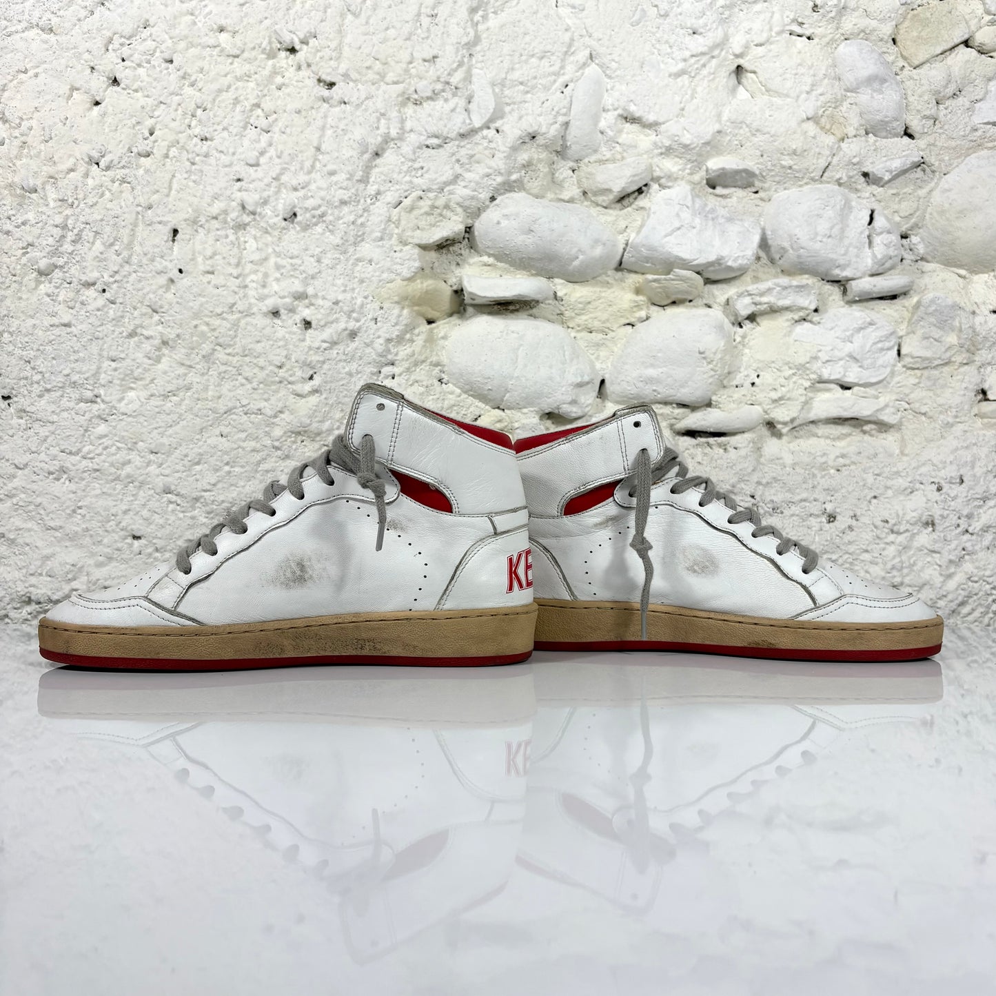 Golden goose Sky star bianche e rosse 38