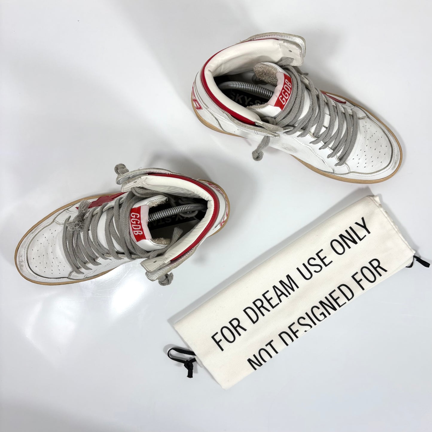 Golden goose Sky star bianche e rosse 38