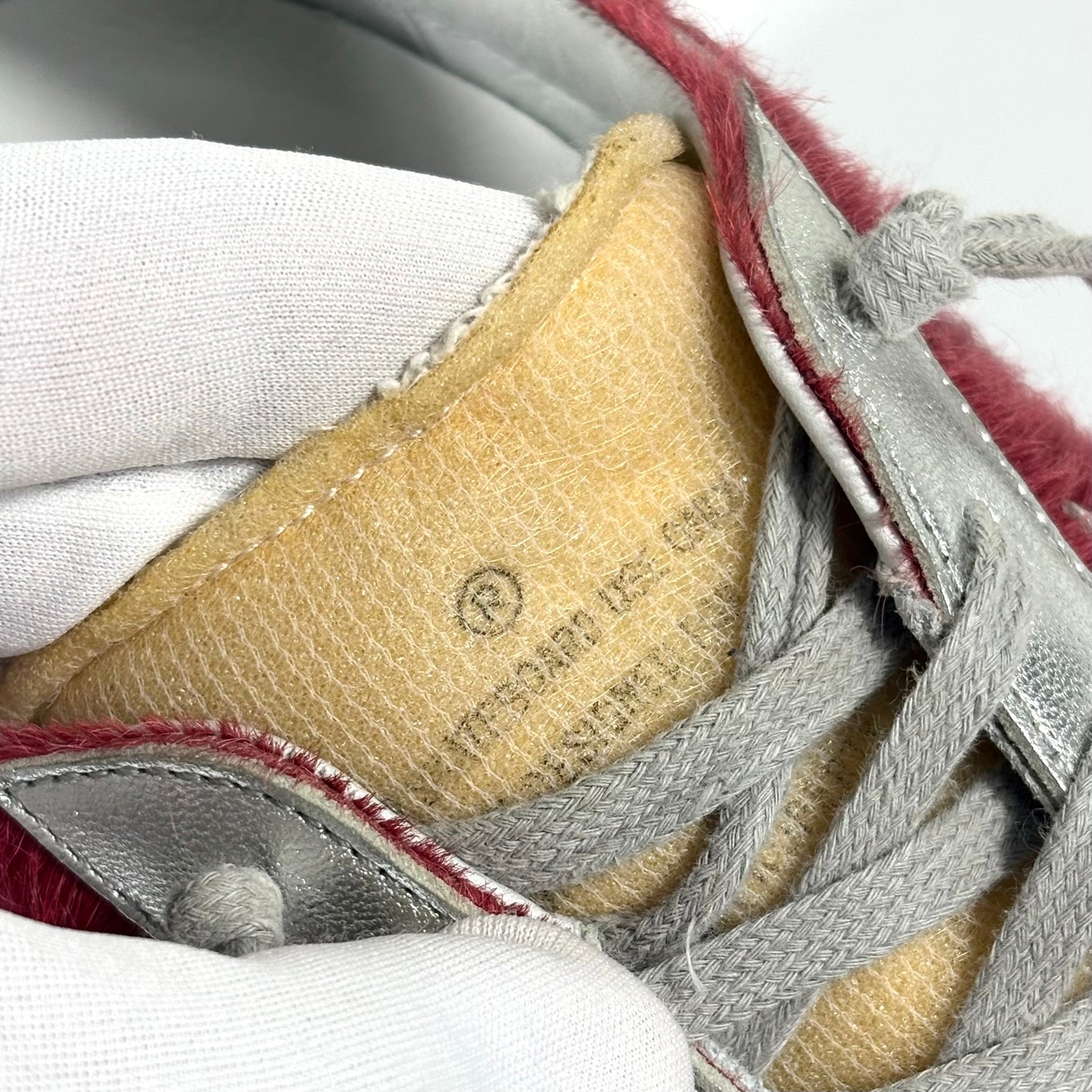 Golden goose Superstar "archive" LTD in cavallino rosso con stella e talloncini argento 42
