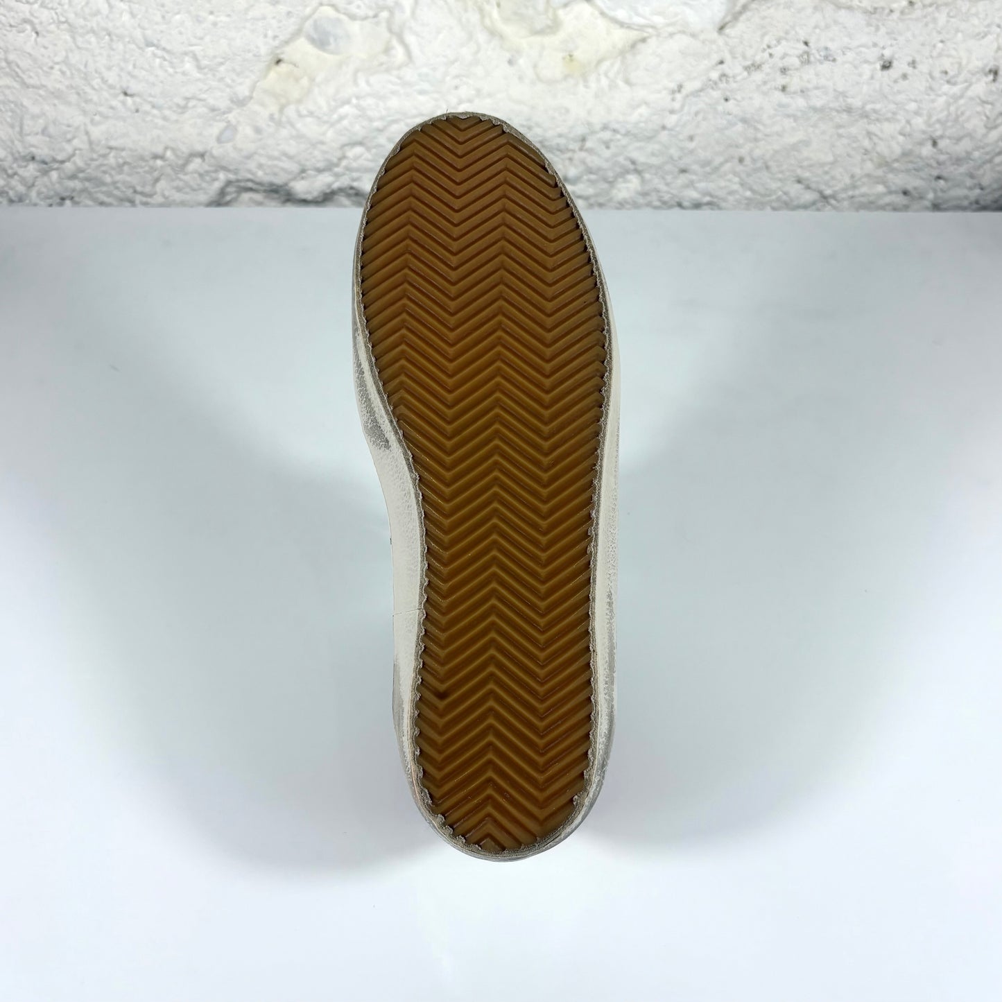 Golden goose Superstar bianche con stella nera brillantinata e talloncini rossi 40