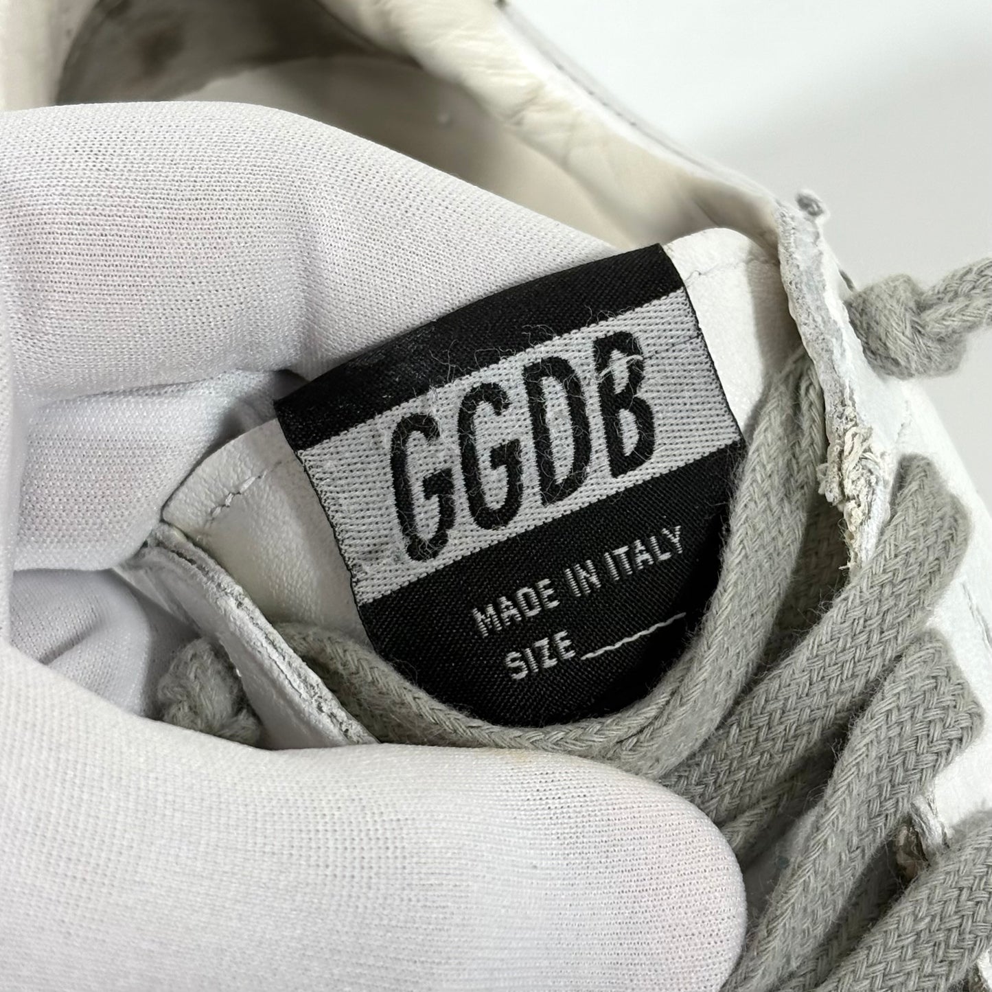 Golden goose Ballstar bianche con stella e talloncini argento con paillettes 38