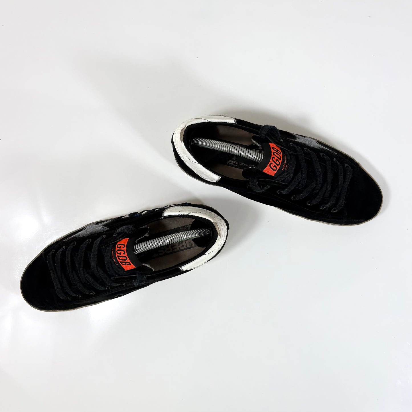Golden goose Superstar nere in velluto 35