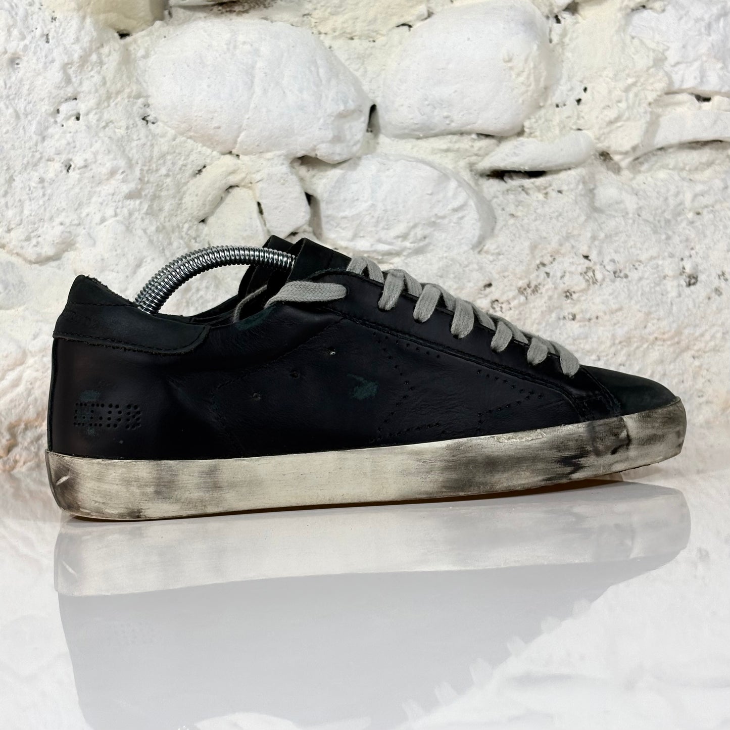 Golden goose Superstar nere in pelle 39