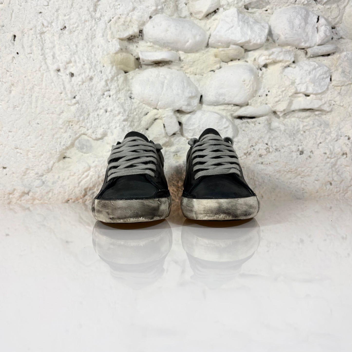 Golden goose Superstar nere in pelle 39