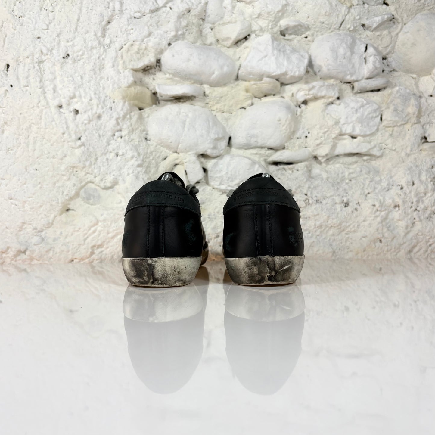 Golden goose Superstar nere in pelle 39