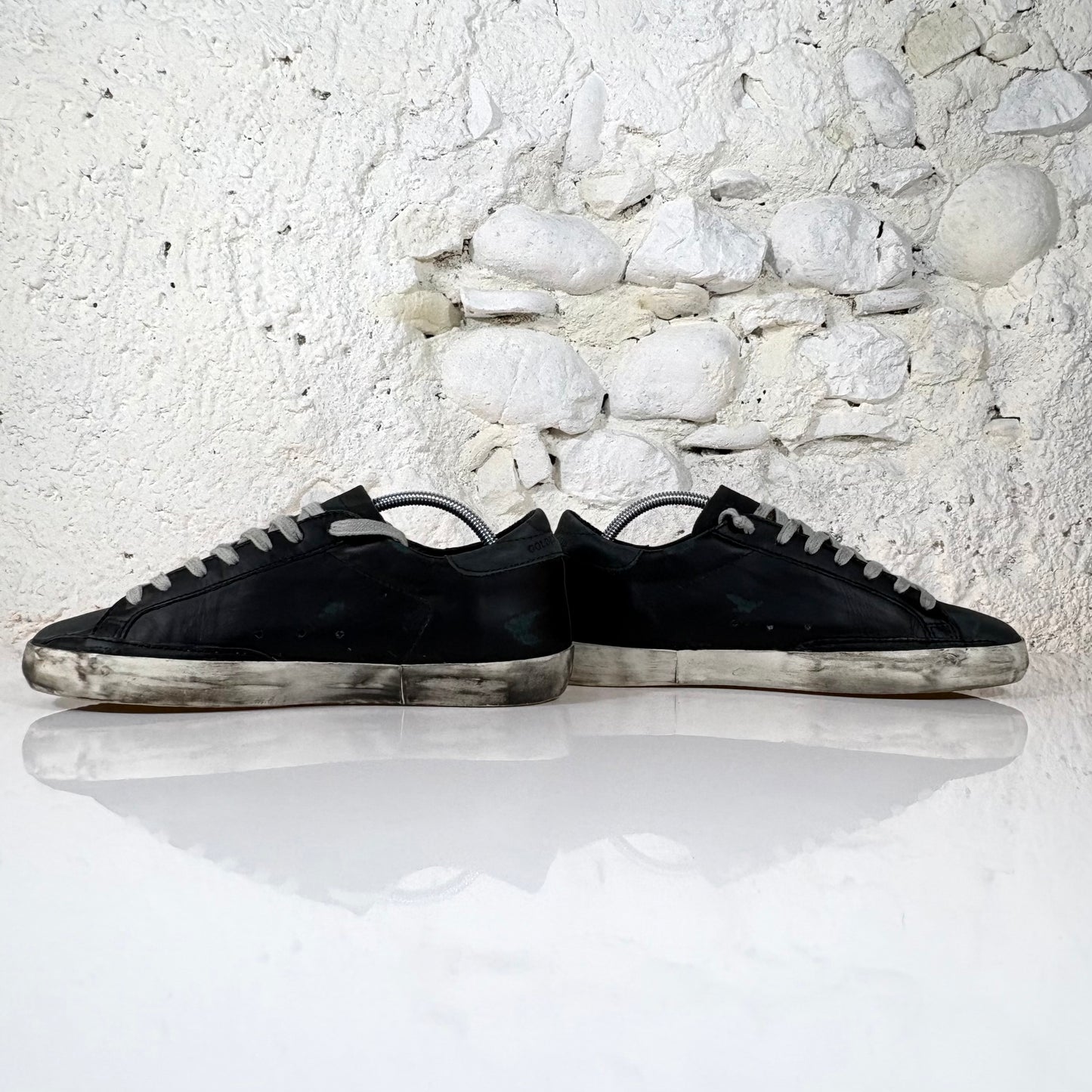 Golden goose Superstar nere in pelle 39