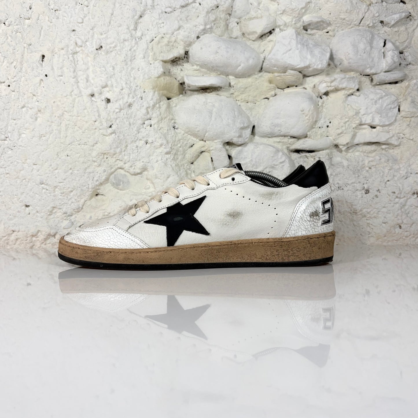 Golden goose Ballstar bianche e nero 44