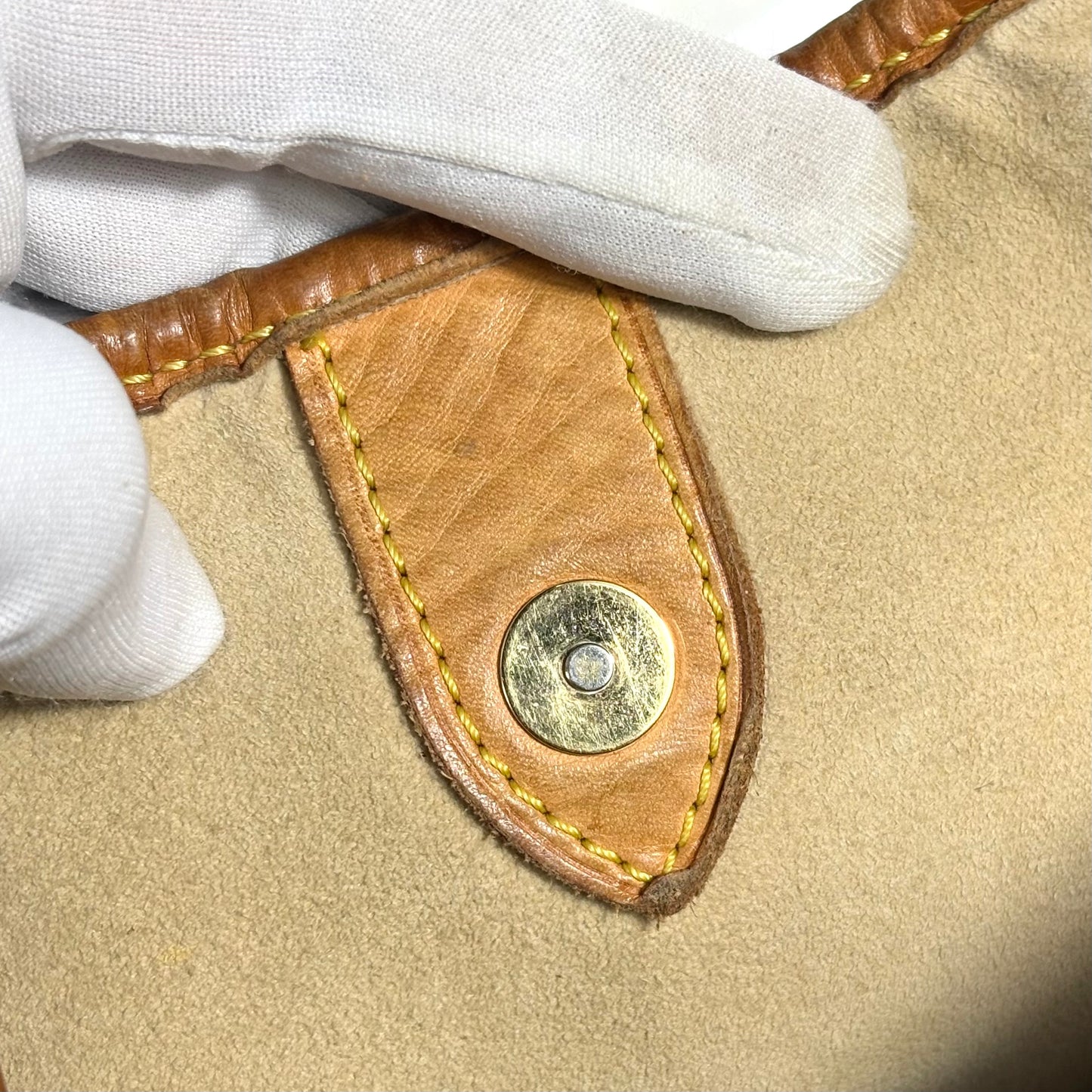 Louis Vuitton Galliera in monogram canvas con finiture in vacchetta