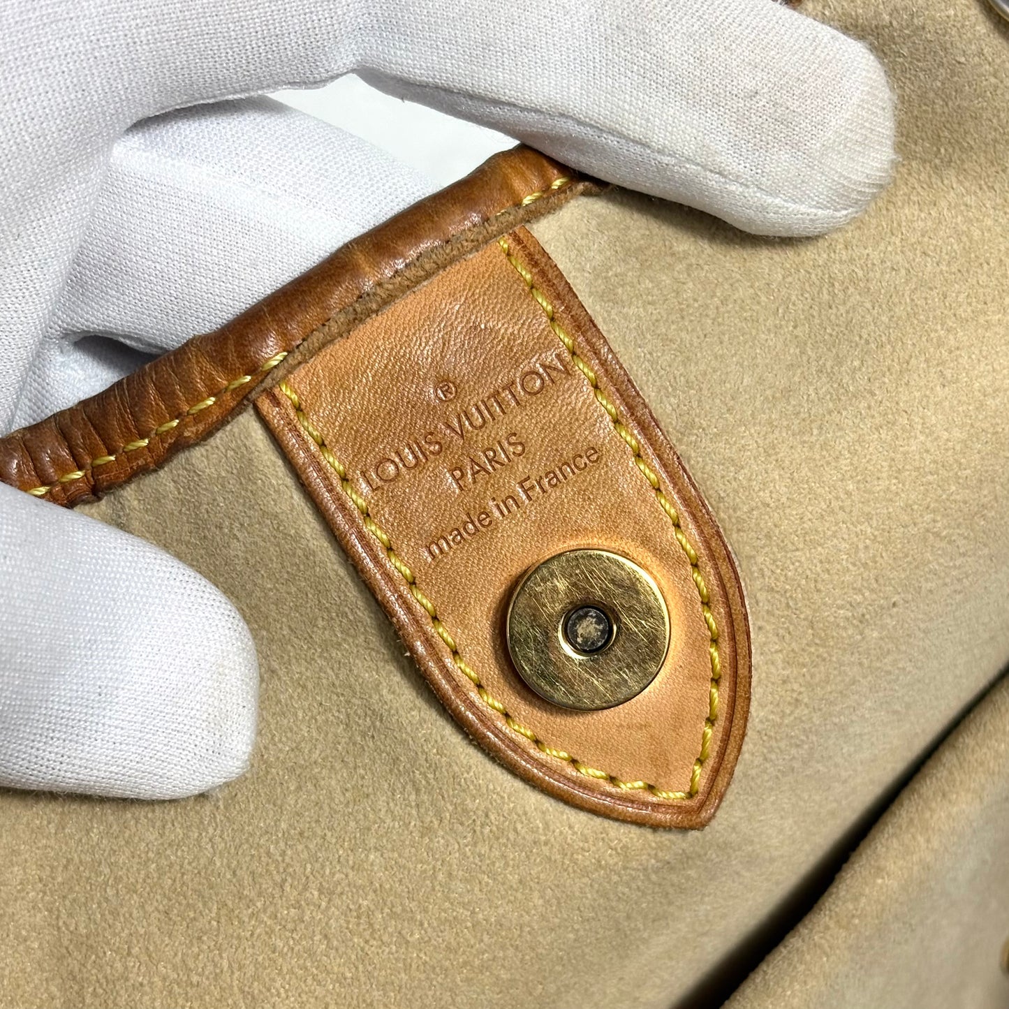Louis Vuitton Galliera in monogram canvas con finiture in vacchetta