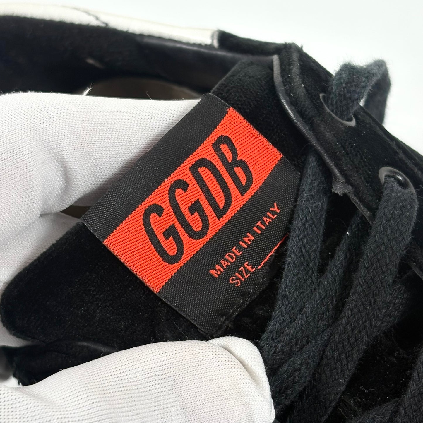Golden goose Superstar nere in velluto 35