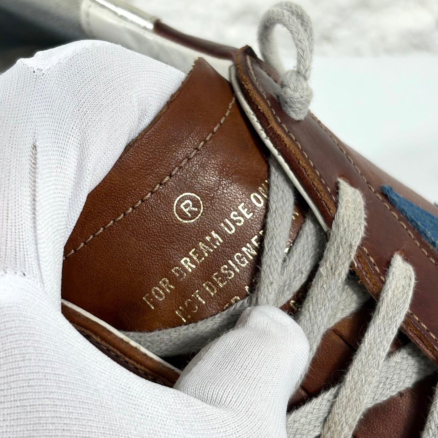Golden goose Superstar marroni con stella blu 43