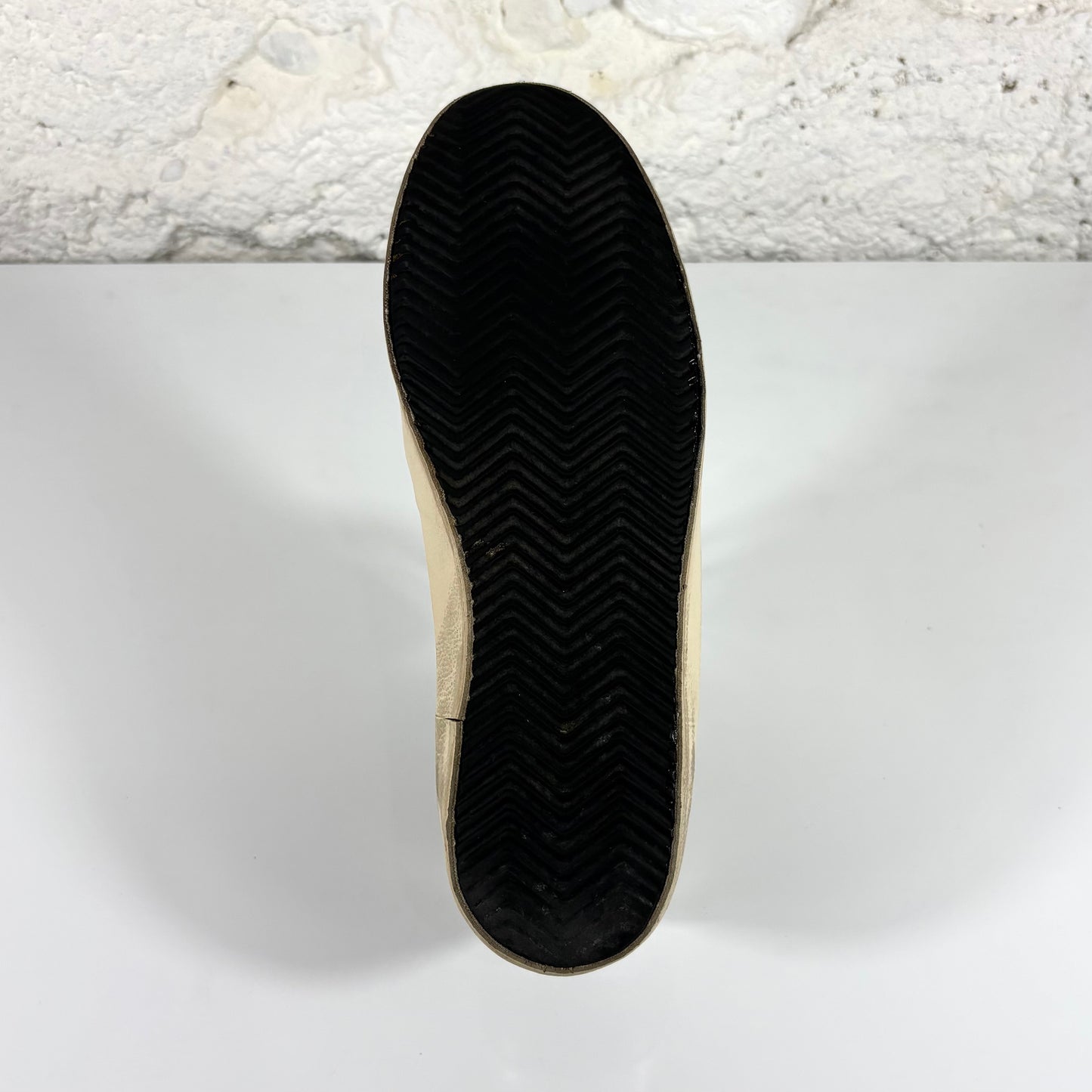 Golden goose Superstar marroni con stella blu 43