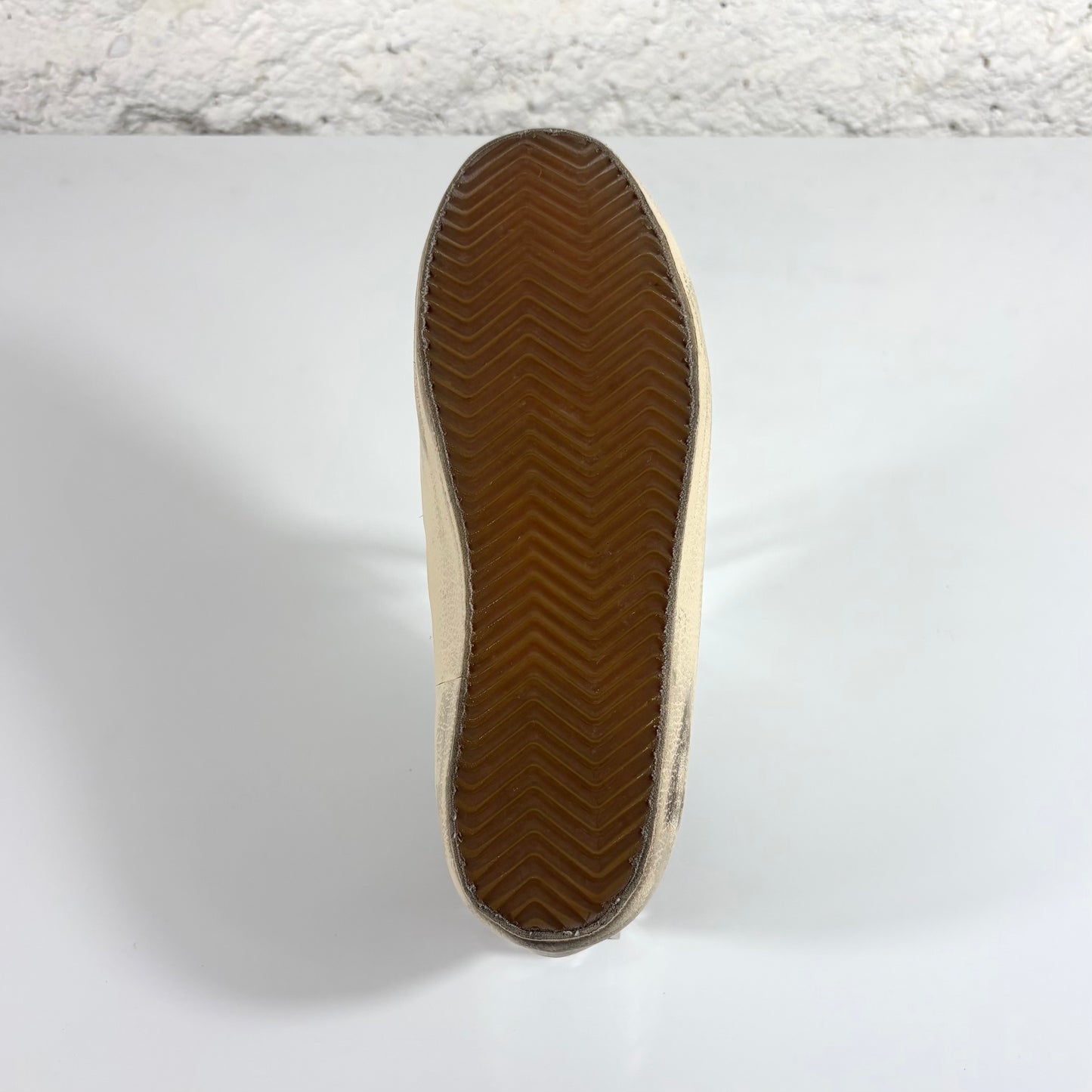 Golden goose Superstar bianche con stella nera glitterata e talloncini marroni 36