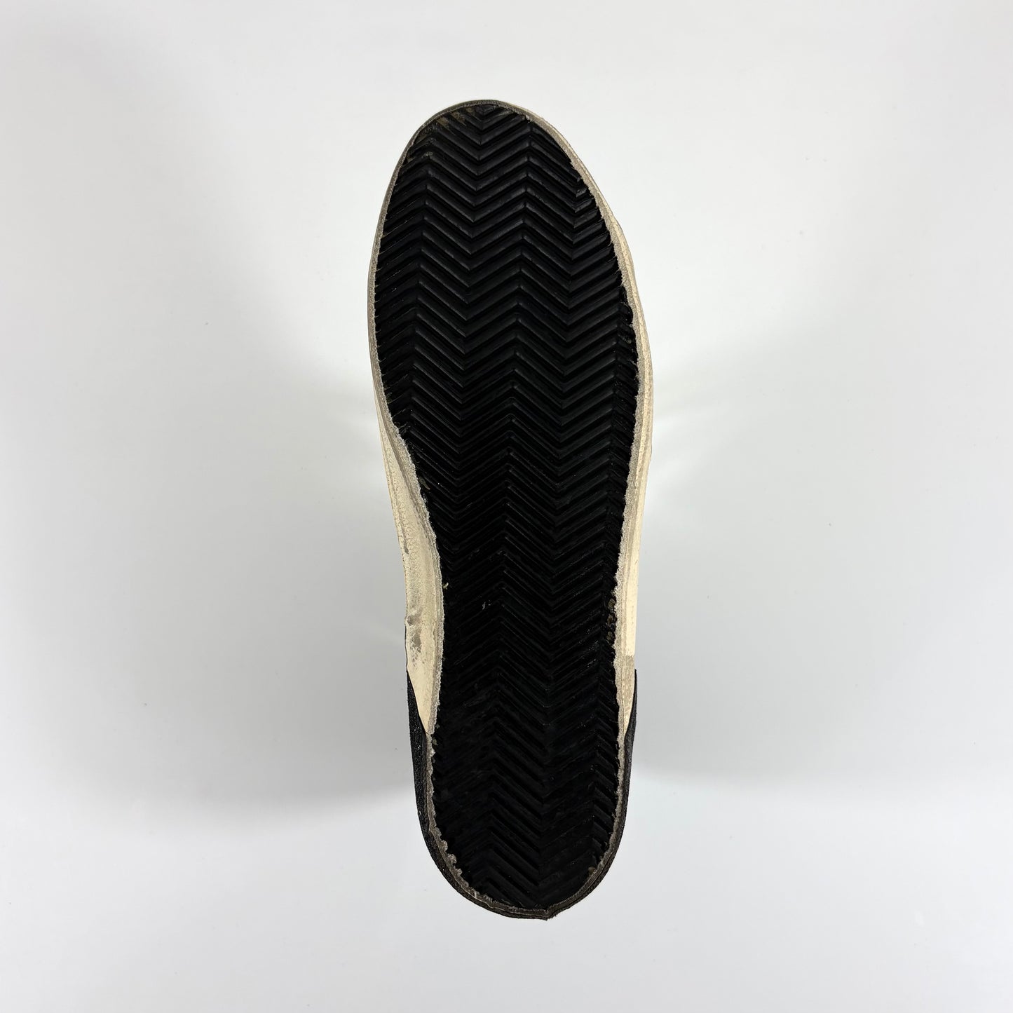 Golden goose Francy grigio avorio e nero glitter 42