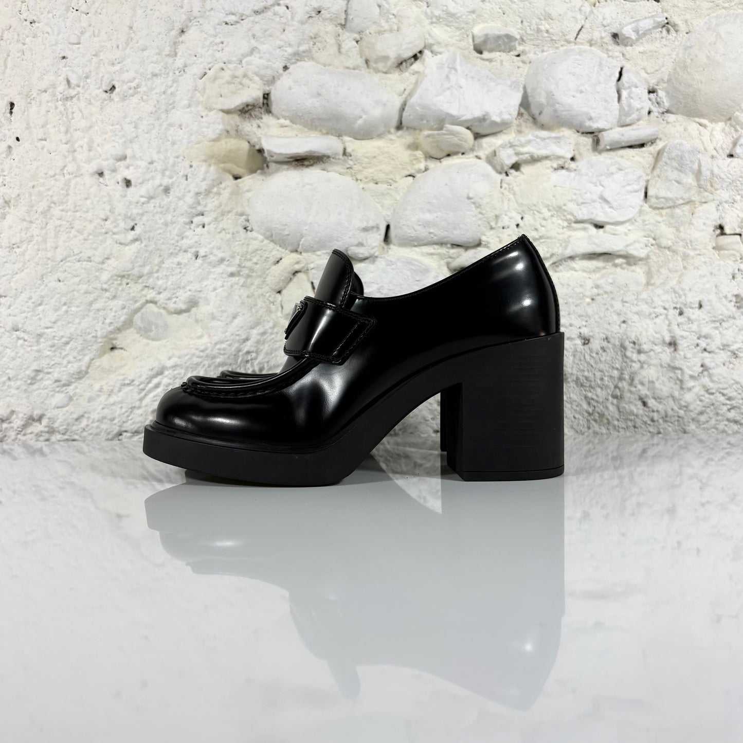 Prada Chcolate con tacco 85 MM 38,5
