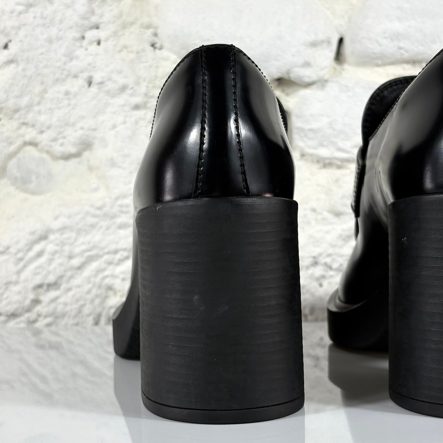 Prada Chcolate con tacco 85 MM 38,5