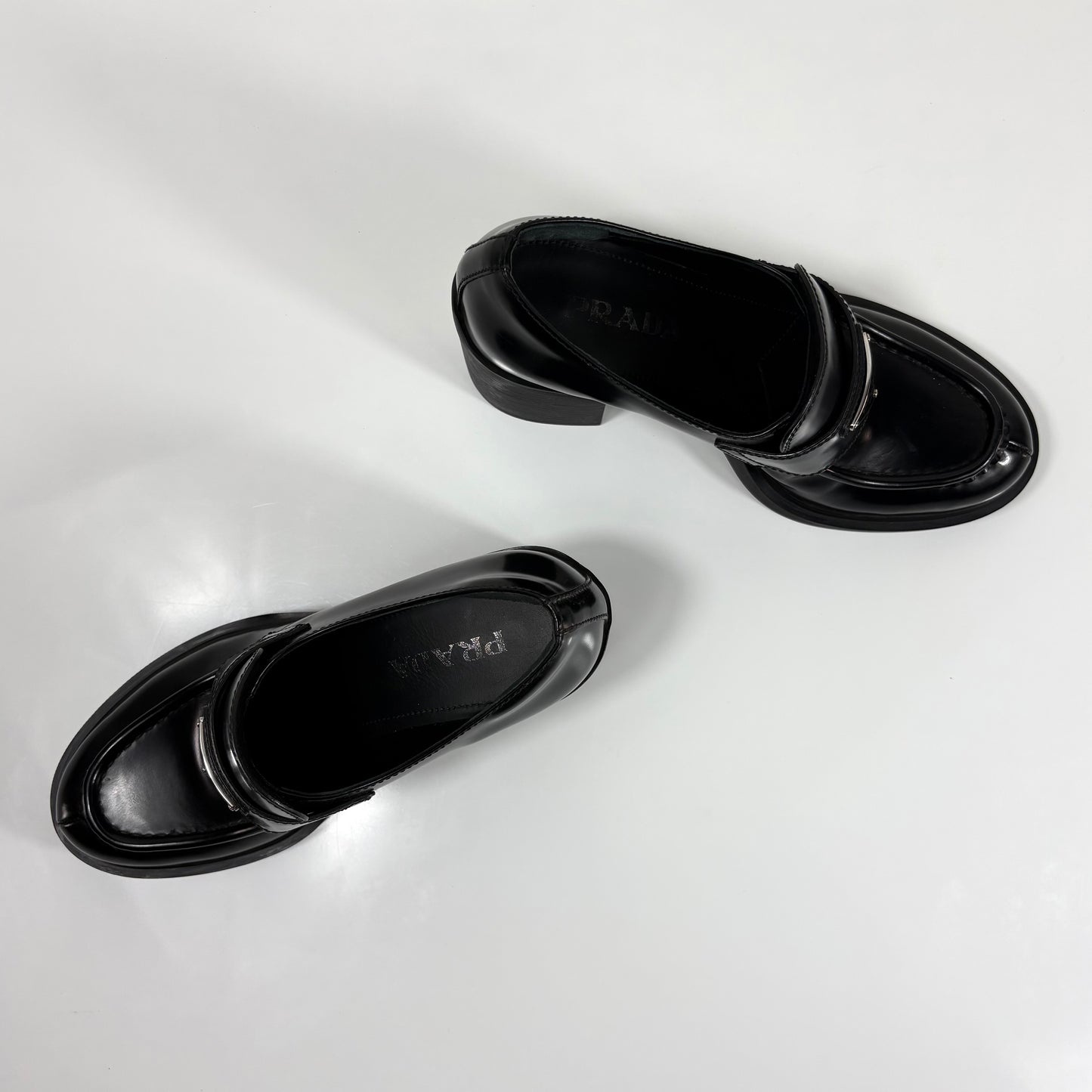 Prada Chcolate con tacco 85 MM 38,5