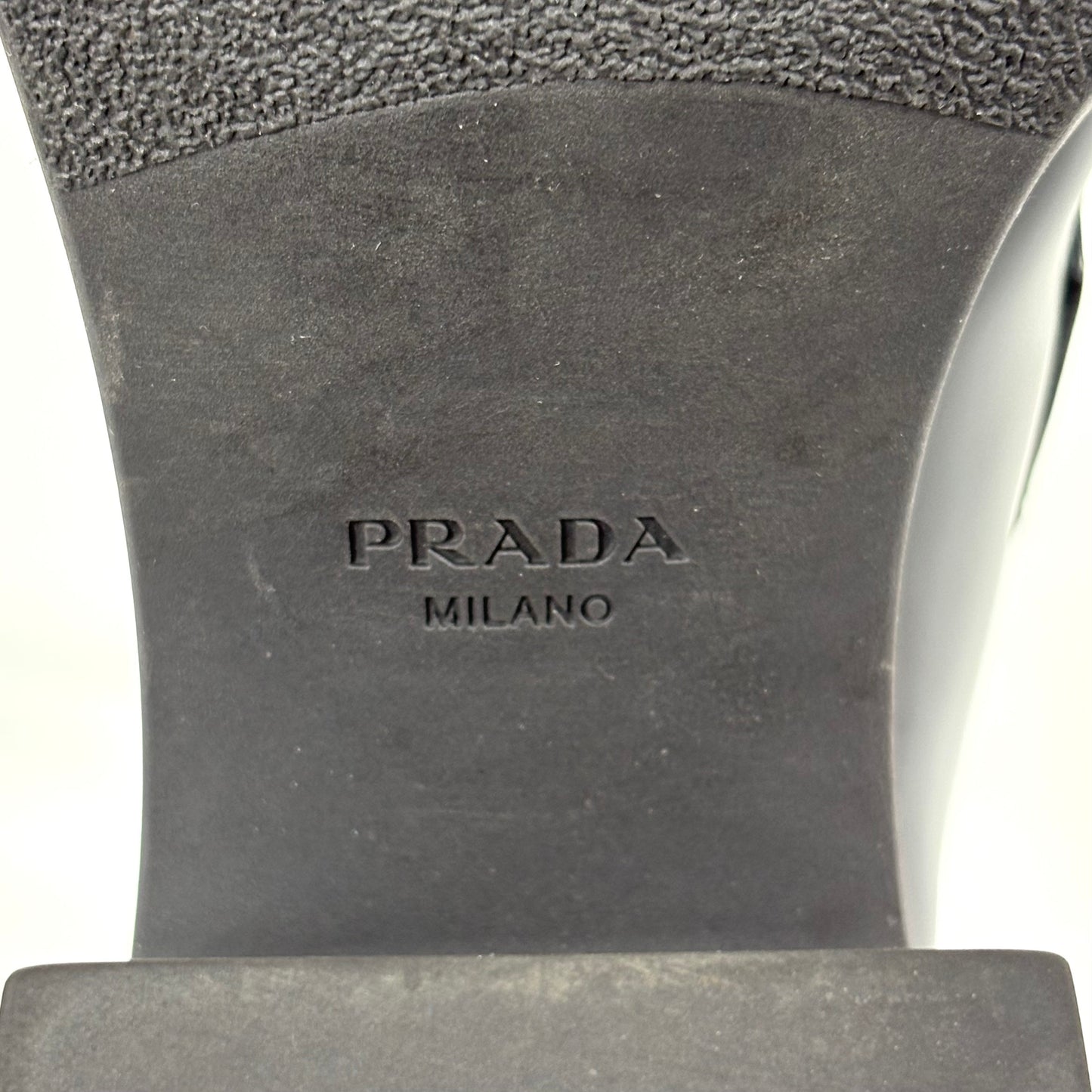 Prada Chcolate con tacco 85 MM 38,5