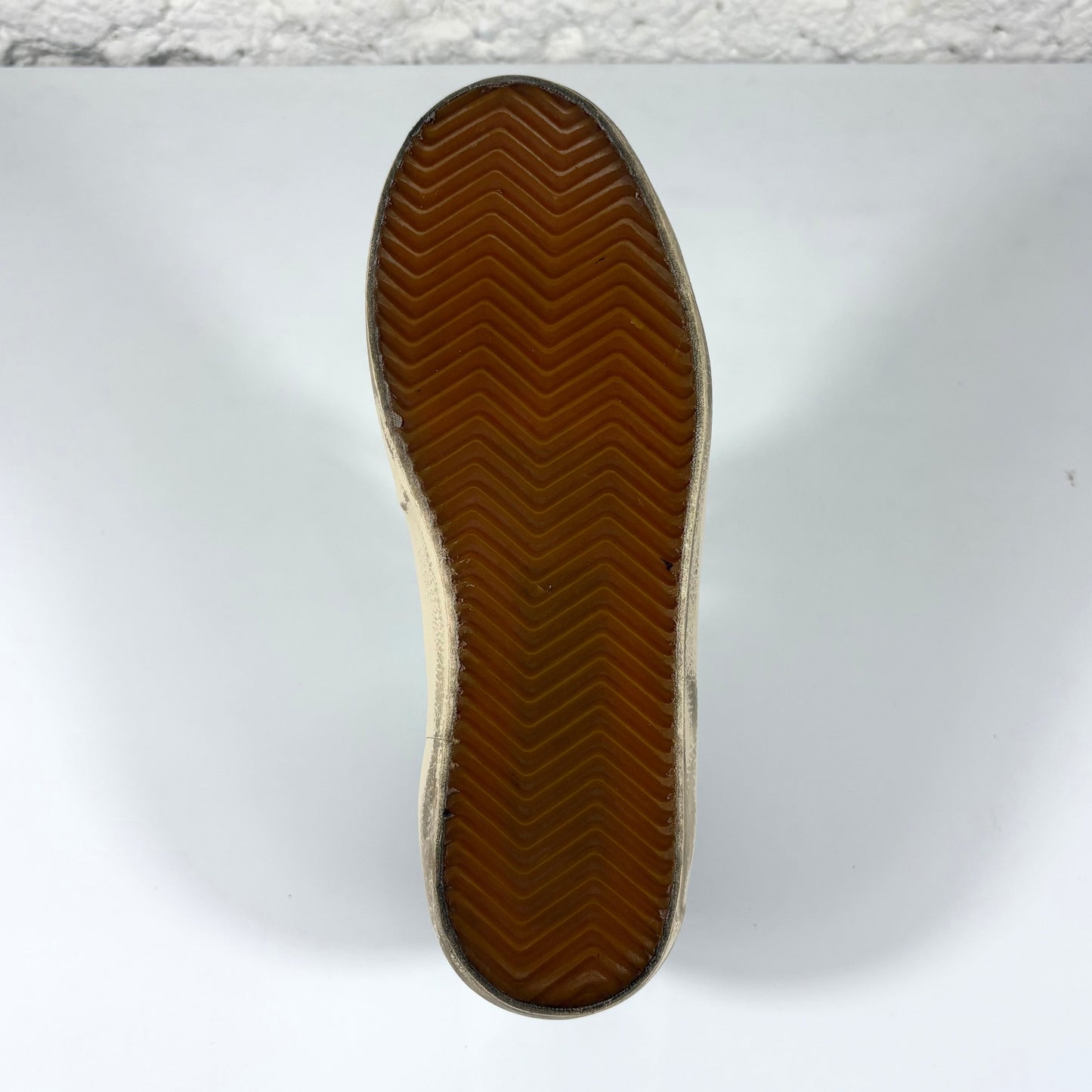 Golden goose Superstar classiche bianche con stella grigia e talloncini neri 36