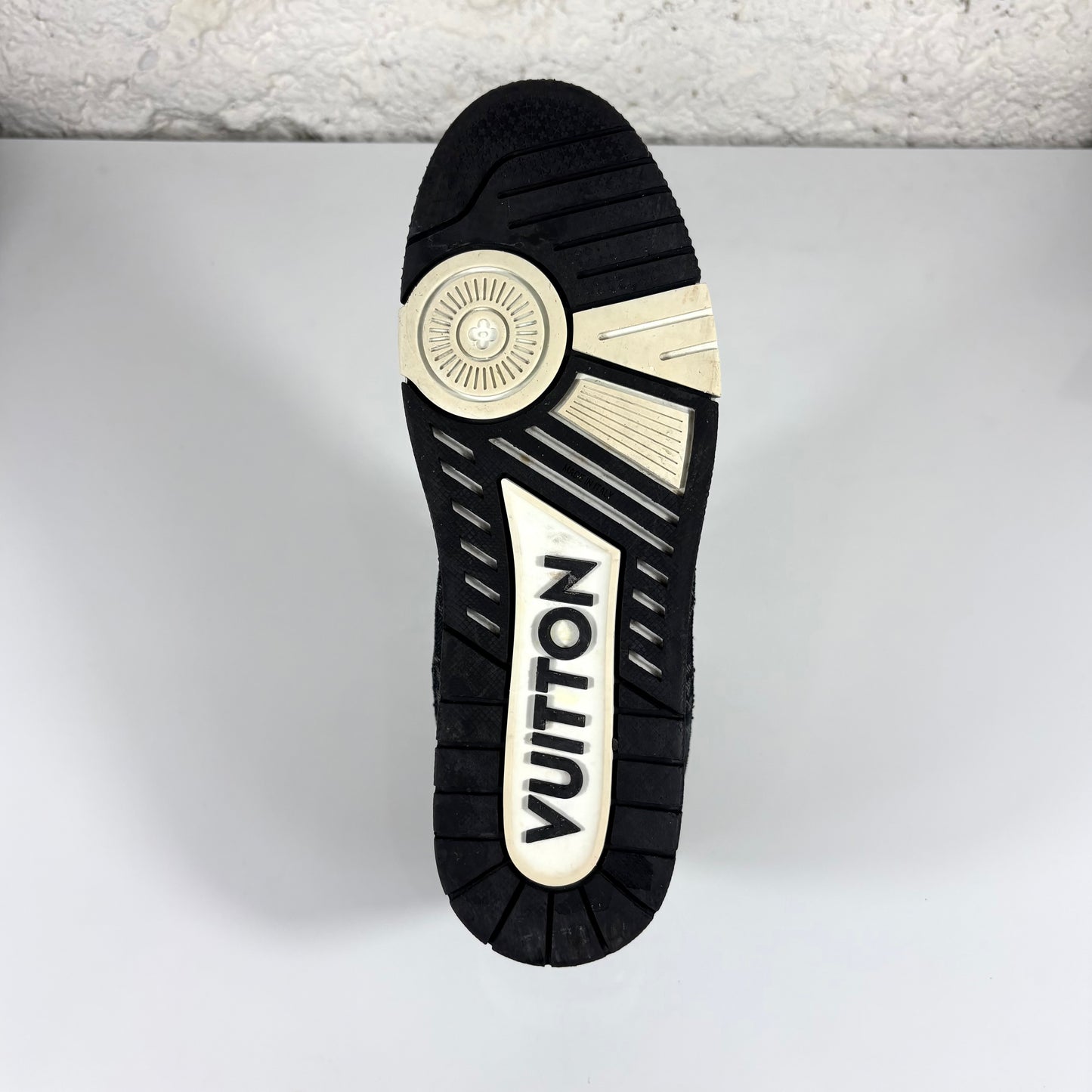 Louis Vuitton Trainer bianche e nere 42,5