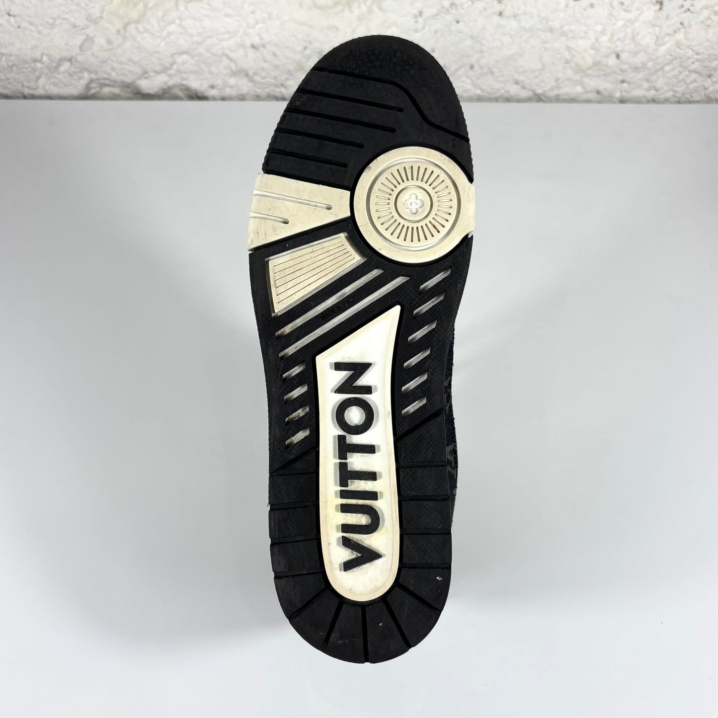 Louis Vuitton Trainer bianche e nere 42,5