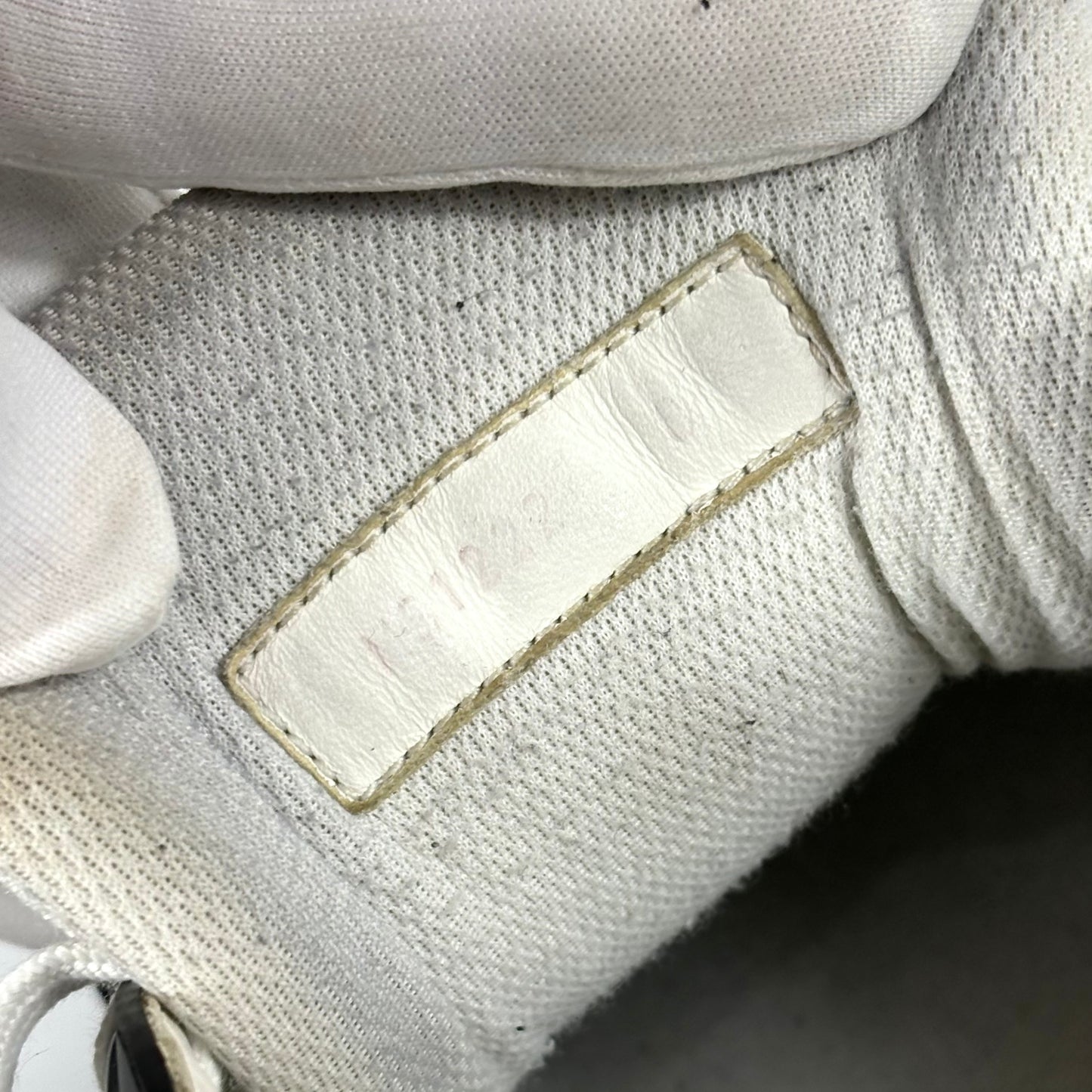 Louis Vuitton Trainer bianche e nere 42,5