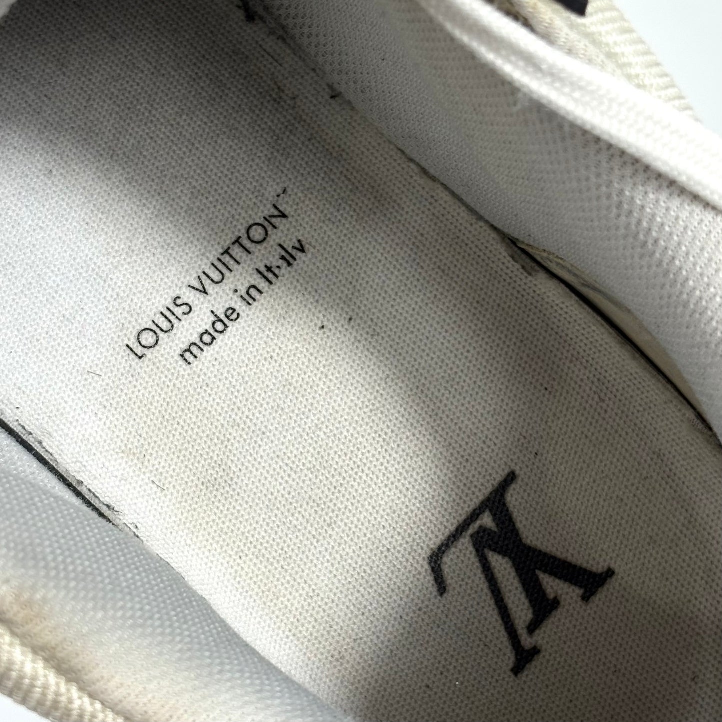Louis Vuitton Trainer bianche e nere 42,5
