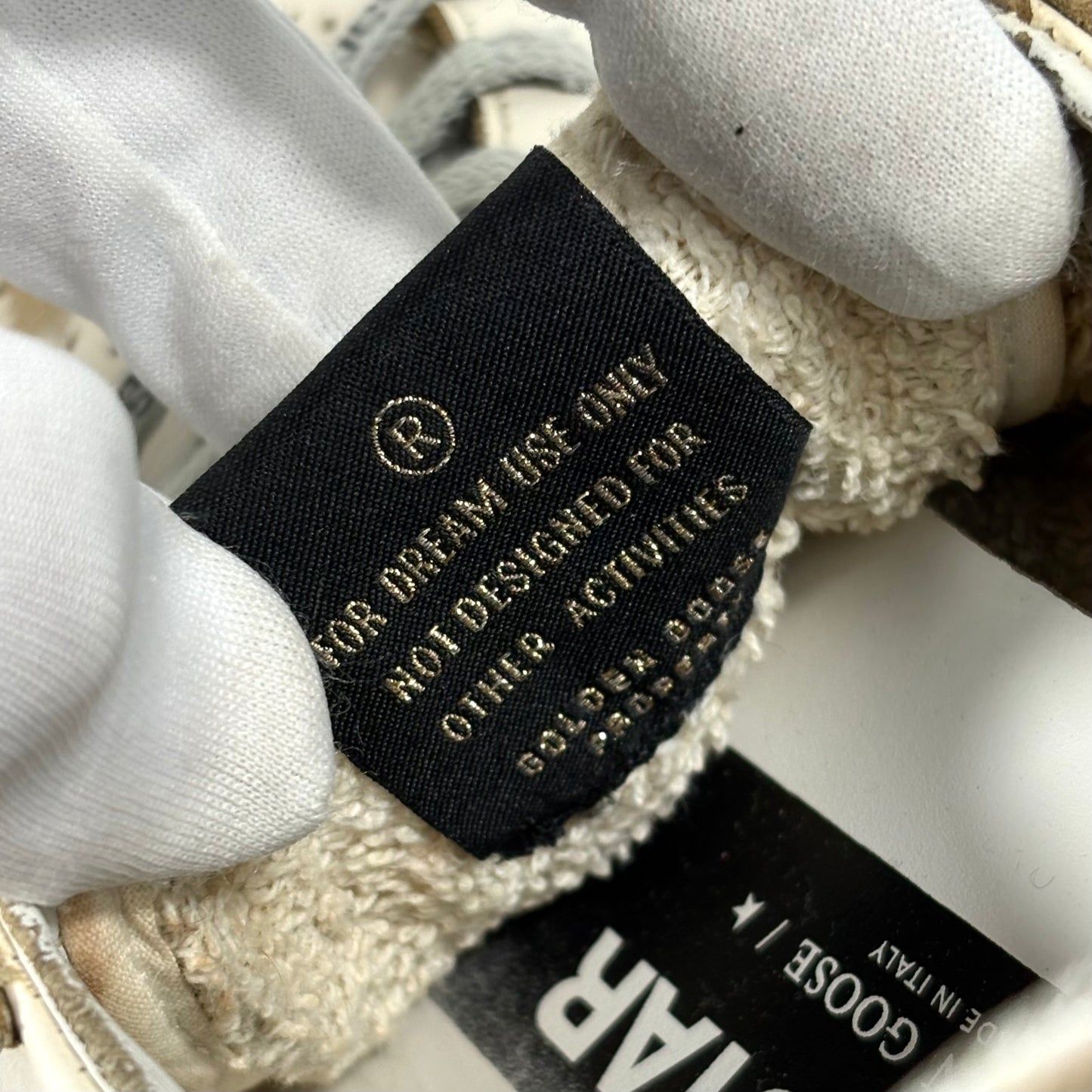 Golden goose Ballstar bianche con stella e talloncini oro 36