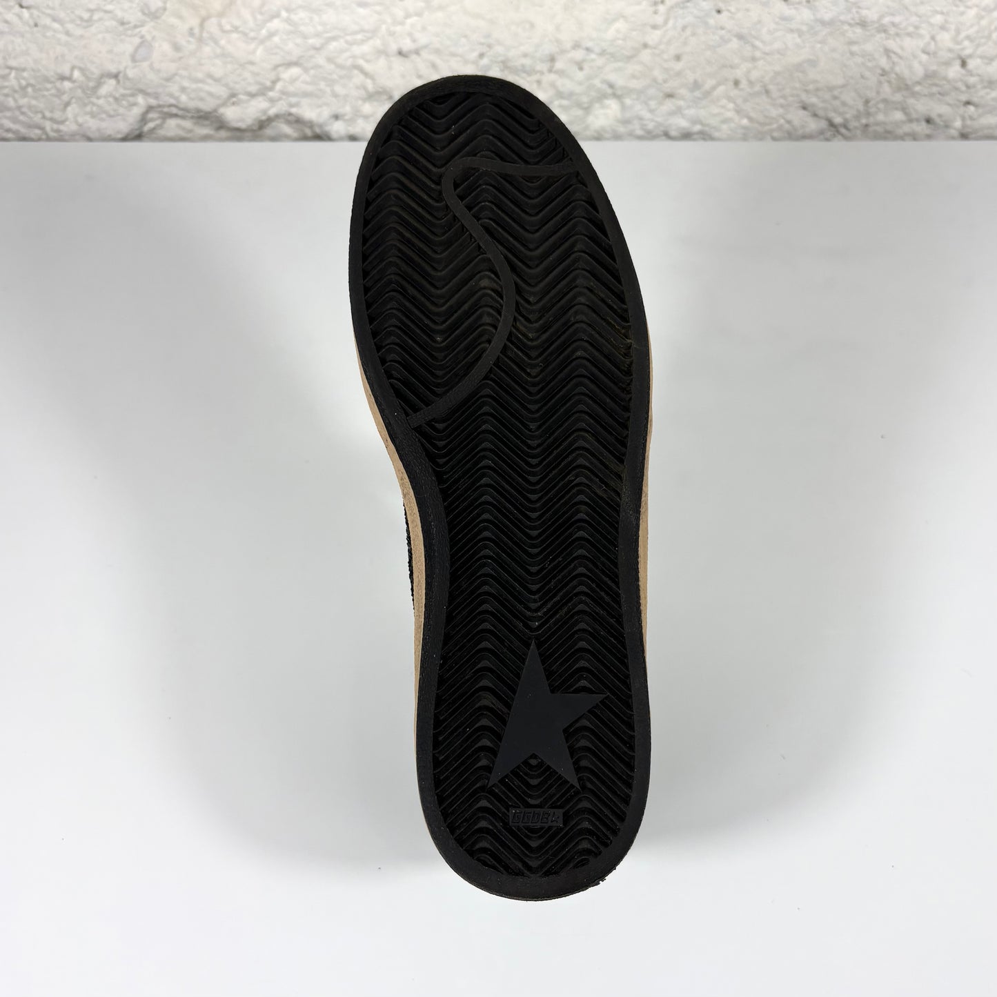 Golden goose Ballstar nere a paillettes e tessuto Suede 39