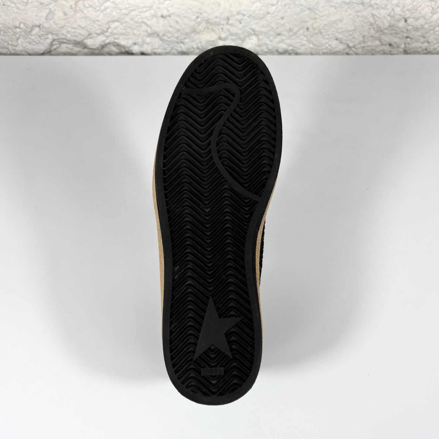 Golden goose Ballstar nere a paillettes e tessuto Suede 39