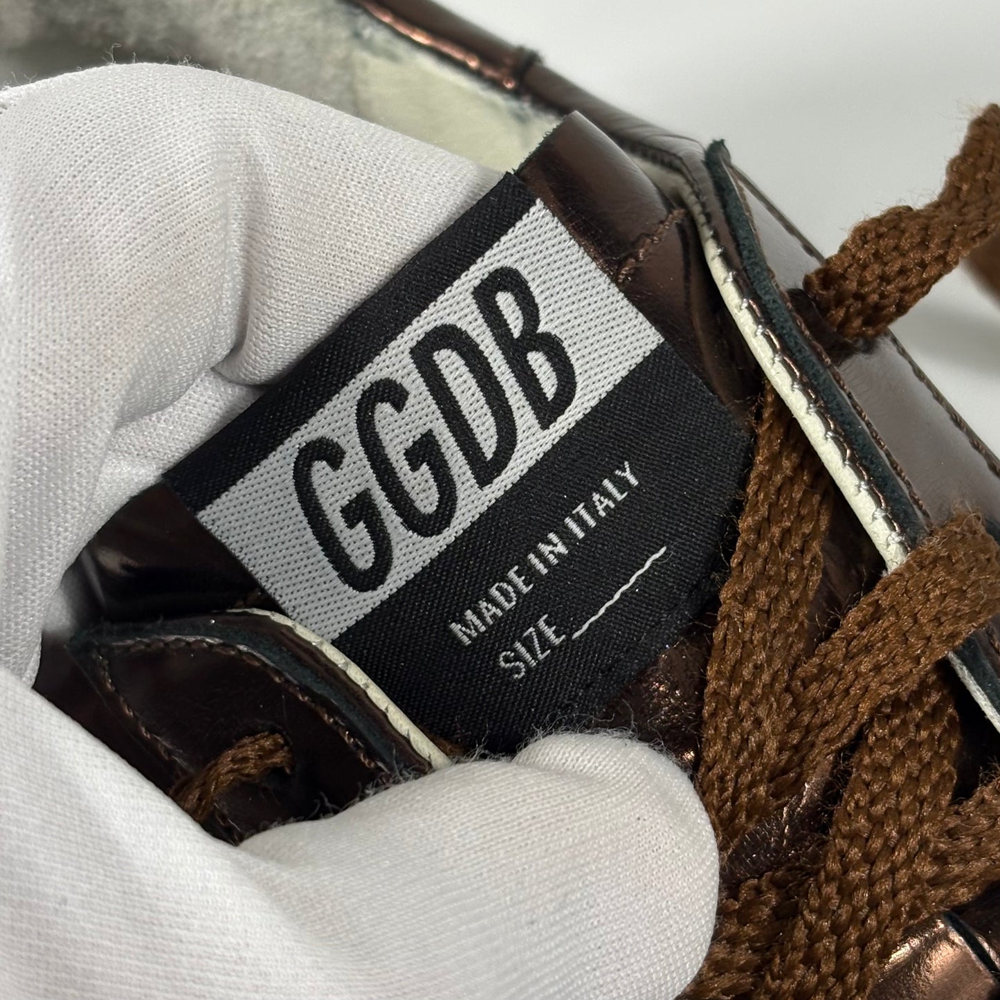 Golden goose Superstar LTD marrone metallizzato tono su tono 39