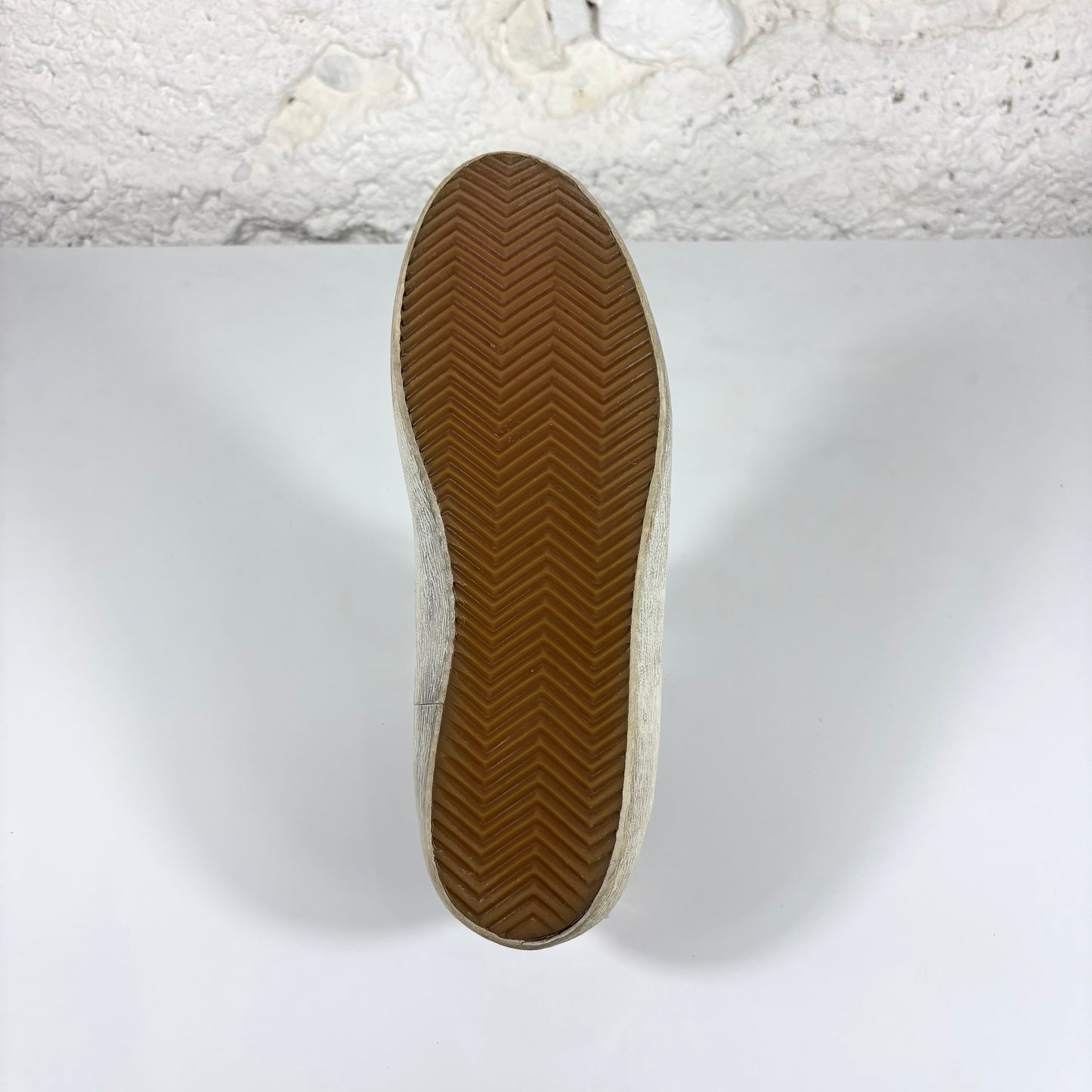 Golden goose Superstar bordeaux con stella e talloncini e bianchi 41