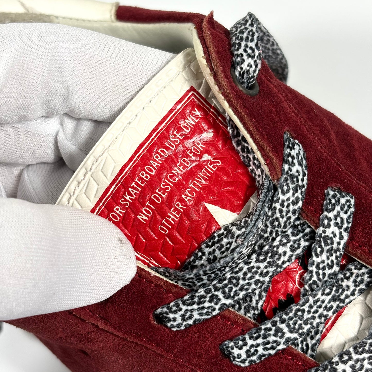 Golden goose Superstar bordeaux con stella e talloncini e bianchi 41