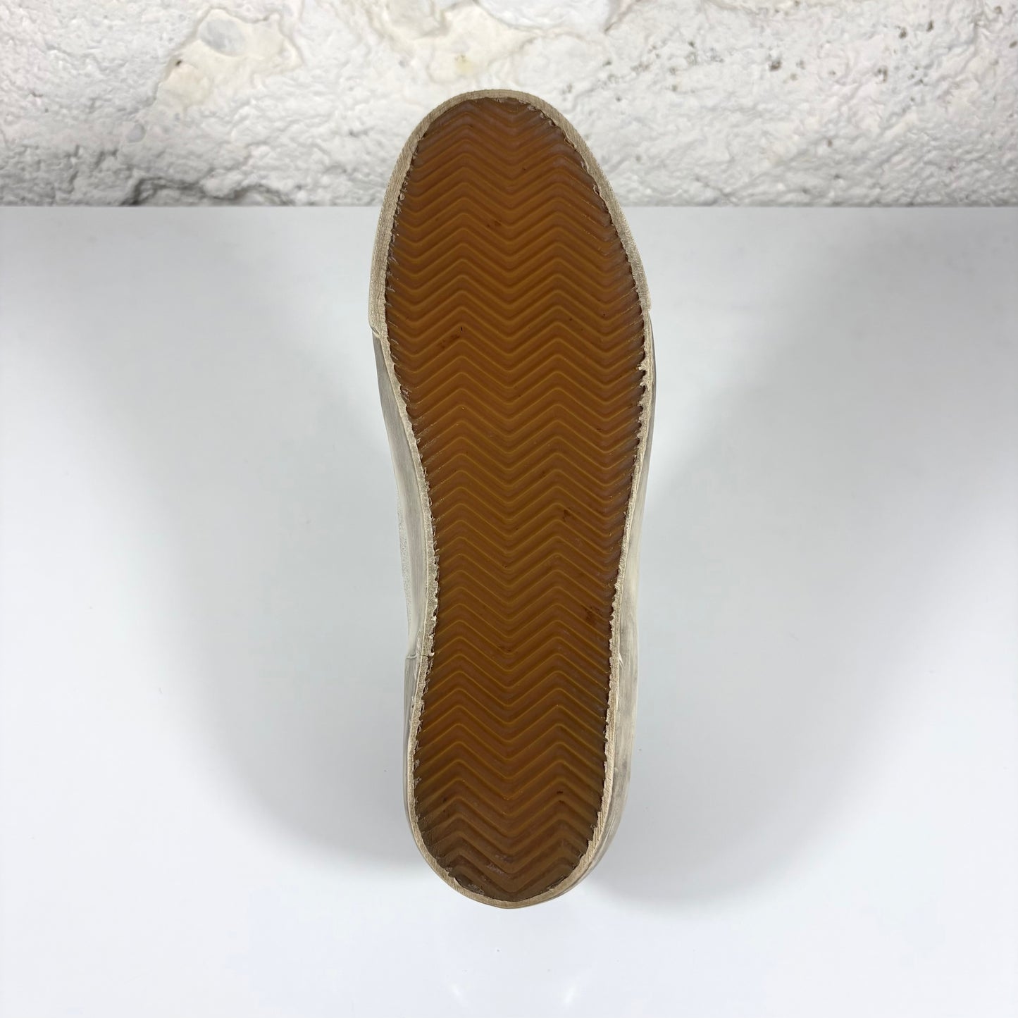 Golden goose Superstar LTD grigie con stella bianca e talloncini maculati 44